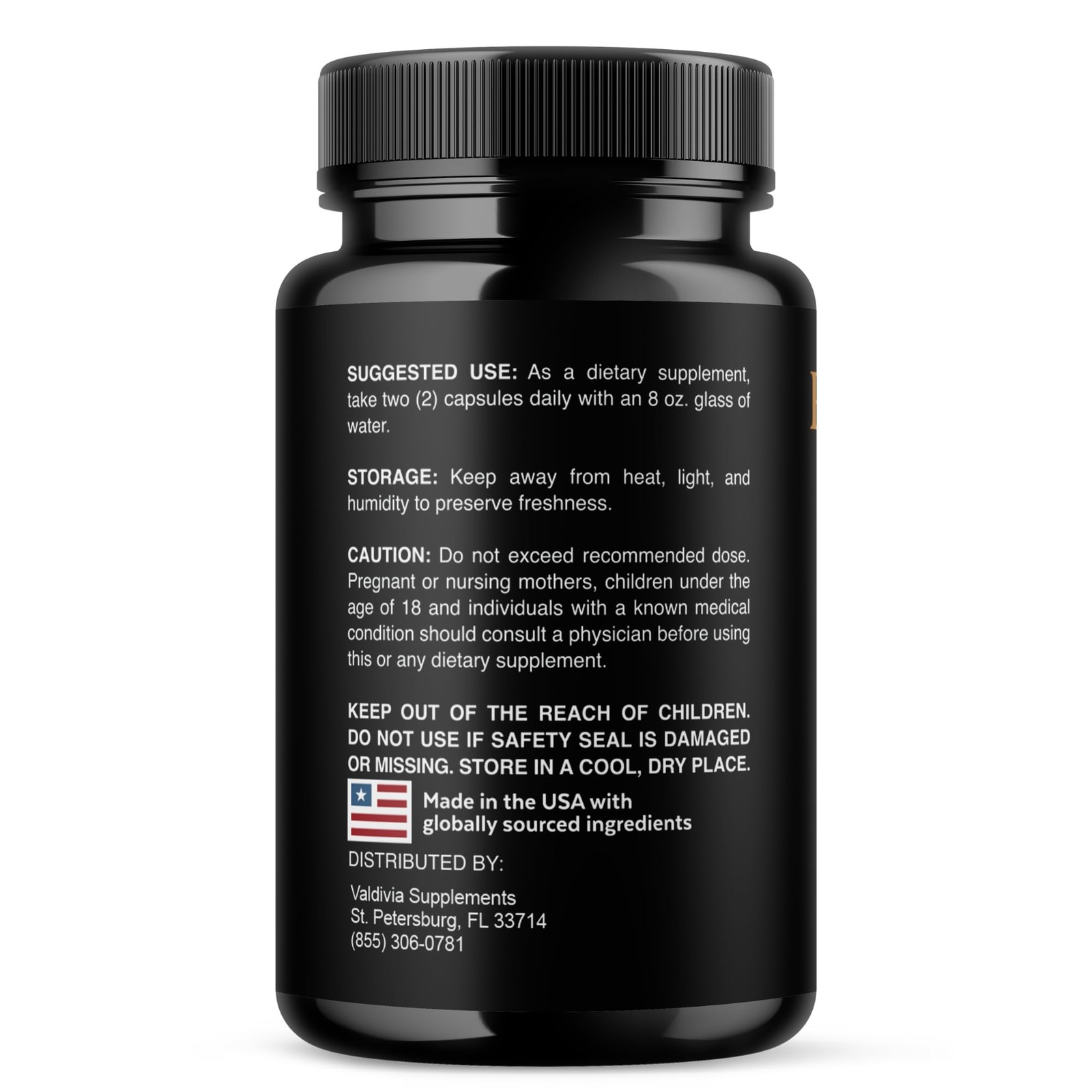 Valdivia (5 Pack) Prostaveda Capsules 300 Capsules 5 Pack Daily Made in USA