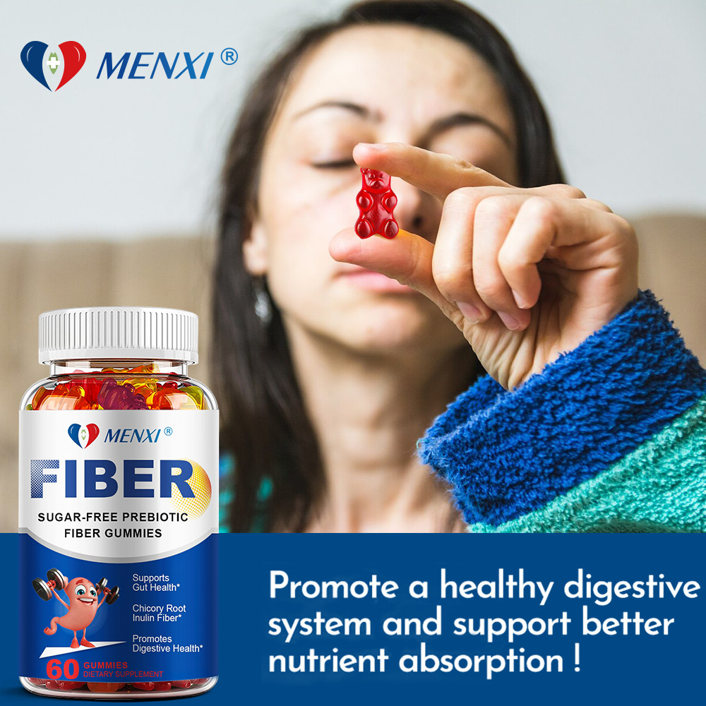 Fiber Gummies (Mixed Fruit Flavored) 60 Gummies – Dietary Fiber Supplement