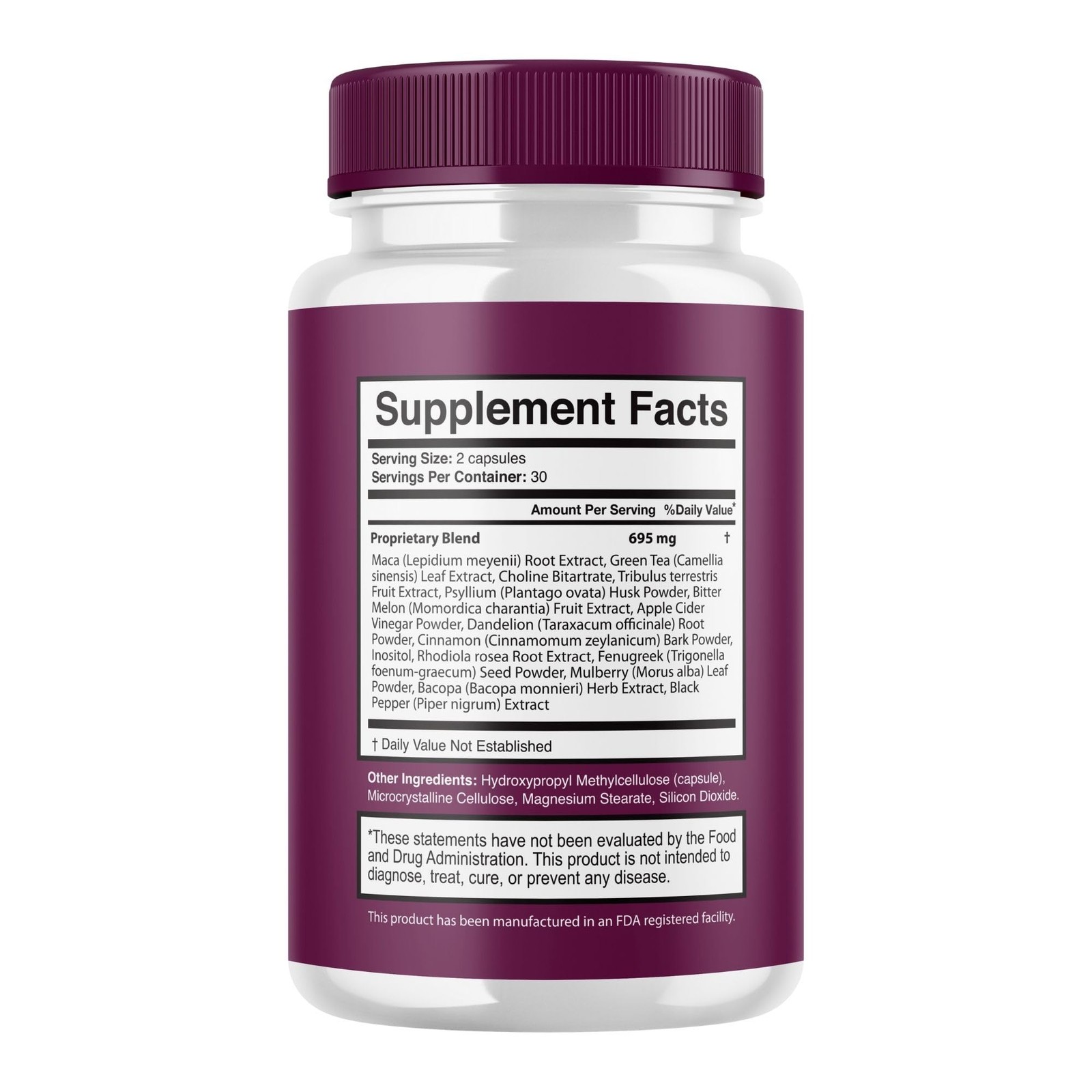 Figoxal Digestive Health Balance Supplement Capsules Gut Support 2 Pack 120Ct
