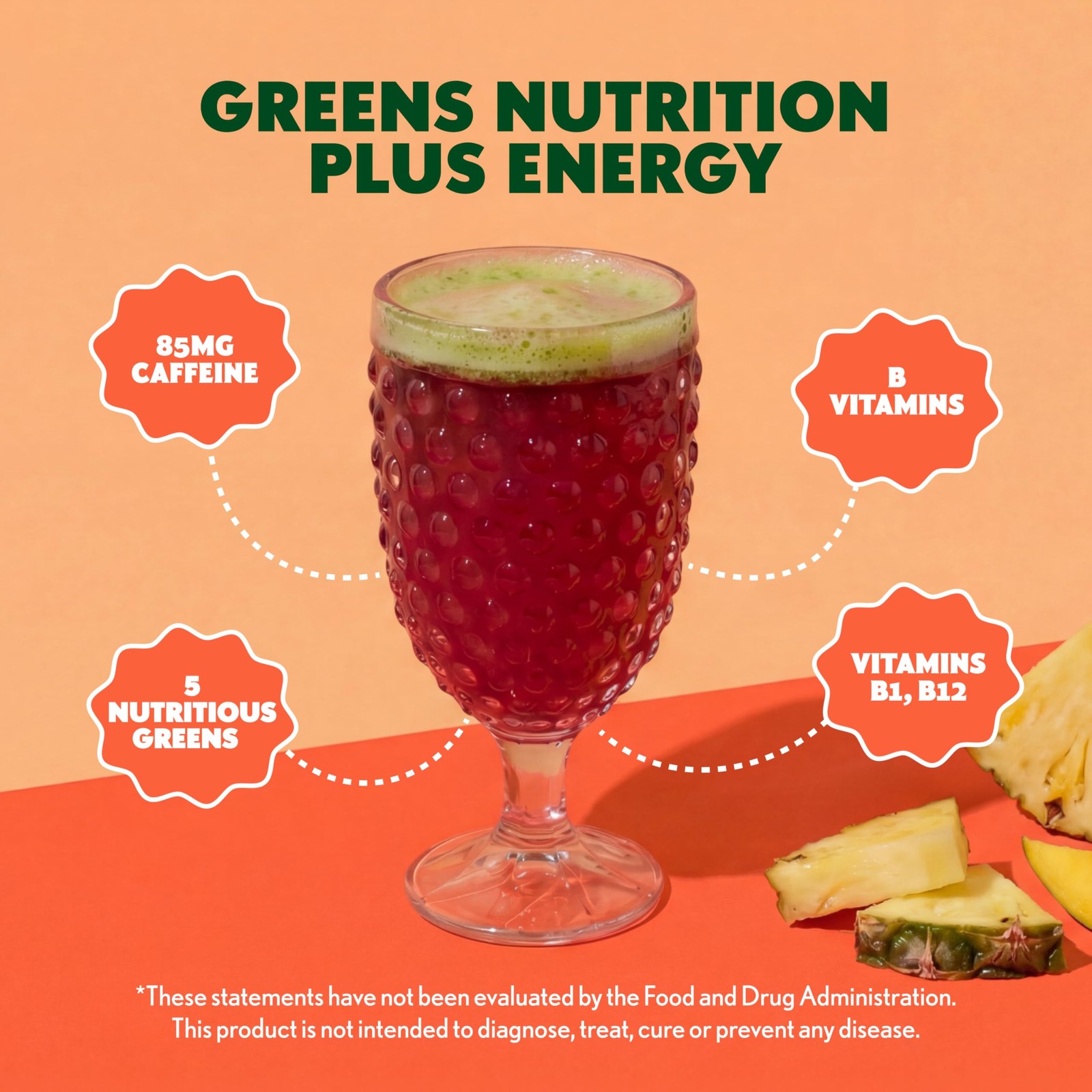 Amazing Grass Fizzy Green Tablets Energy 10 Count (Pack of 6), 60 Servings