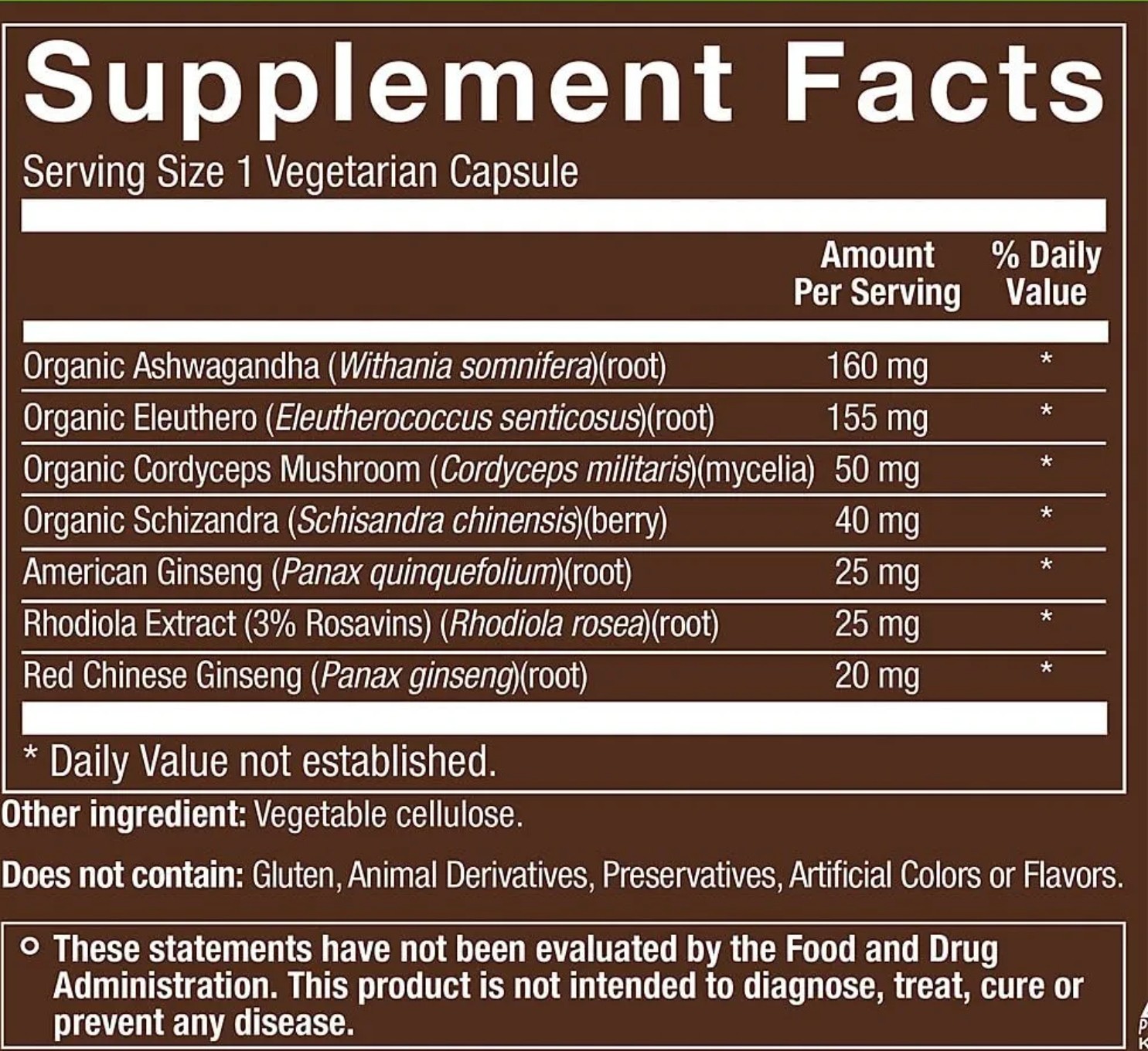 Plnt ORGANIC ADPTOGENS 90 Capsules ( 90 Servings ) BEST BY 08/26 FREE SHIPPING!