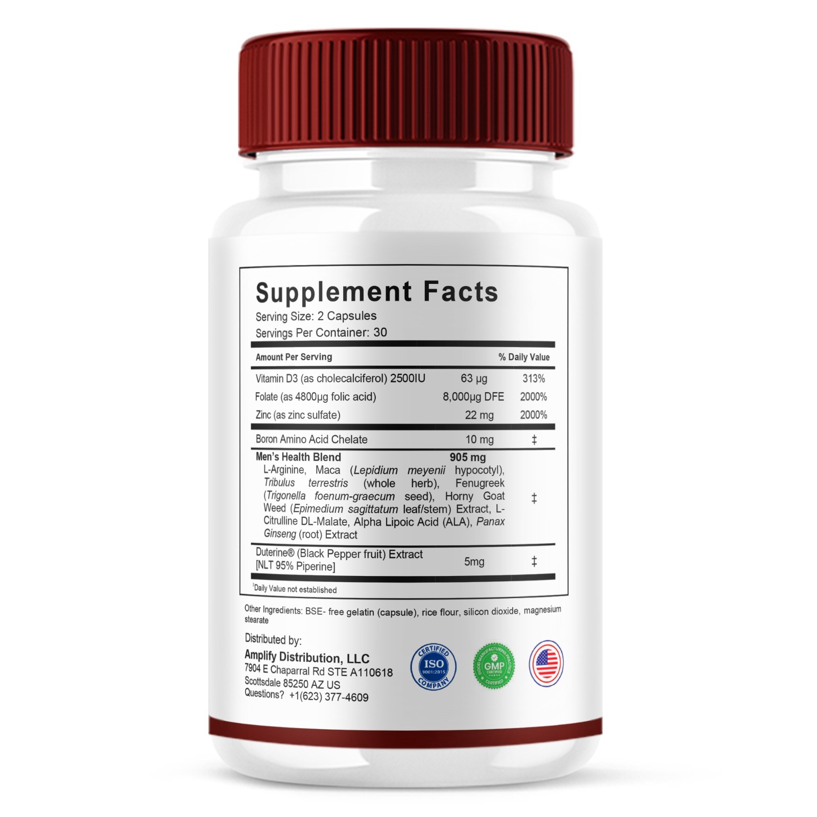 HemoPrime Male Performance, Hemo Prime Support (60 Capsules)