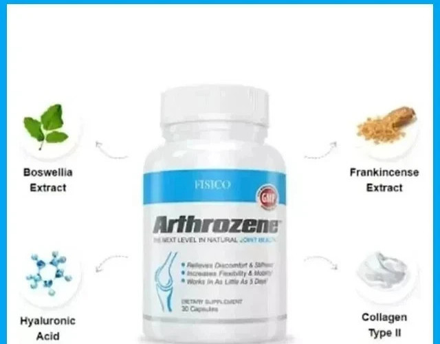 PACK OF 2 – Fisico Arthrozene Natural Joint Health Supplement 30 Capsules — NEW