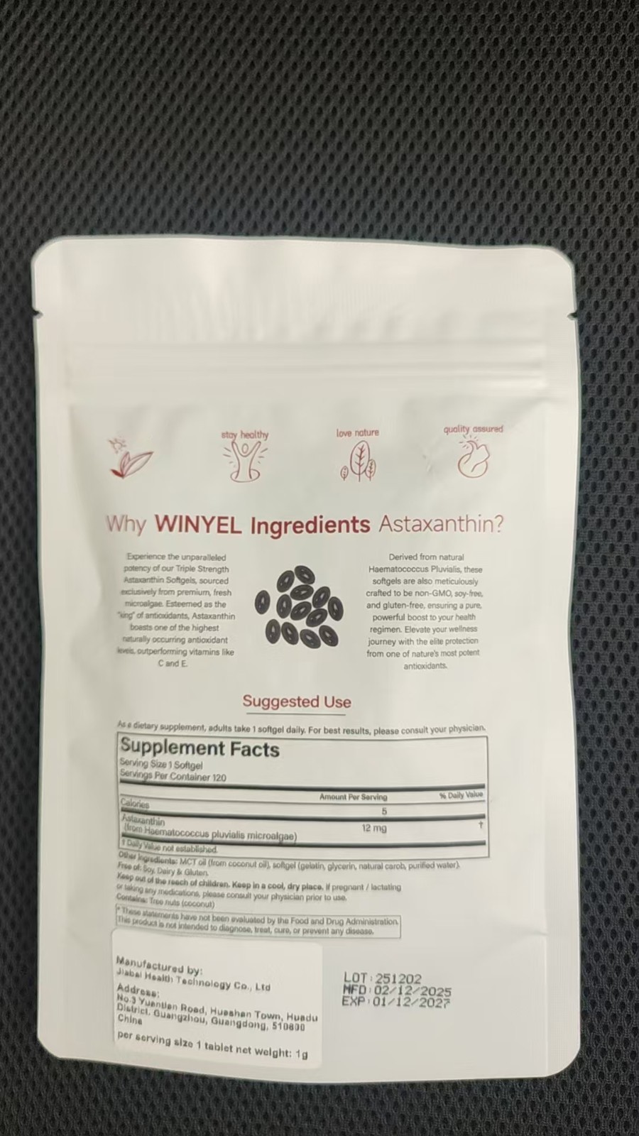 Astaxanthin 12mg with MCT Oil, 120 Softgels, 4 Month Supply | Premium Astaxanthi