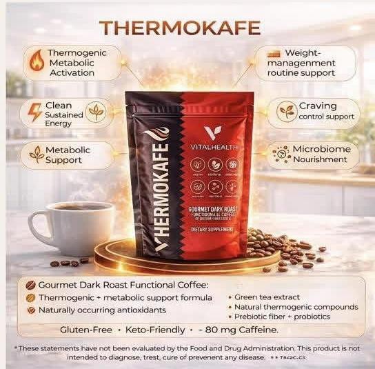 Vital Health ThermoKafe Coffee – Weight Management Digestion Circulation Support