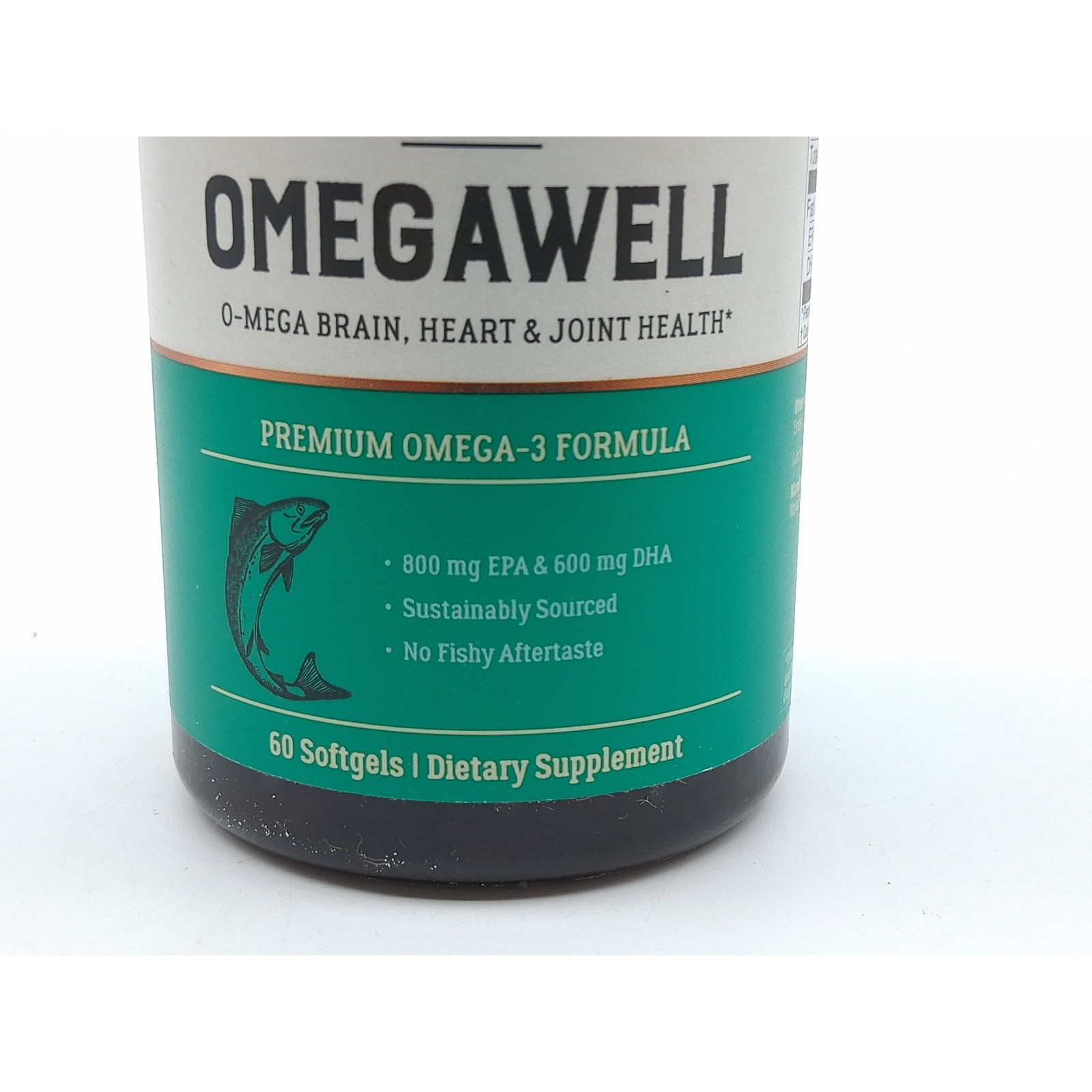 Live Conscious OmegaWell Fish Oil Vitamin Supports Heart Function EXP 5/2027