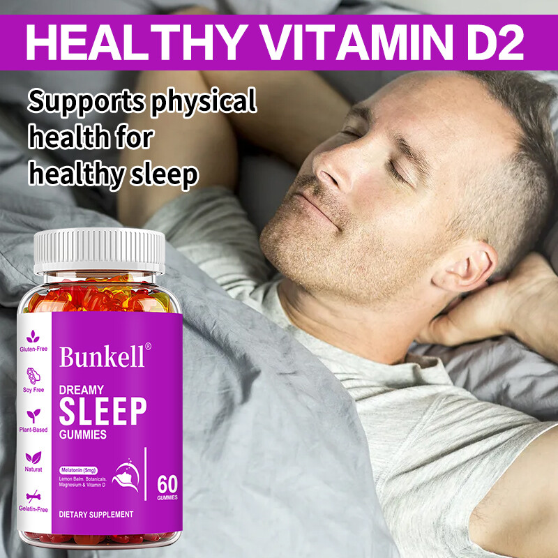 Sleep Gummies 60 count Fall Asleep Fast and Stay Asleep, Sleeping Aid Gummy