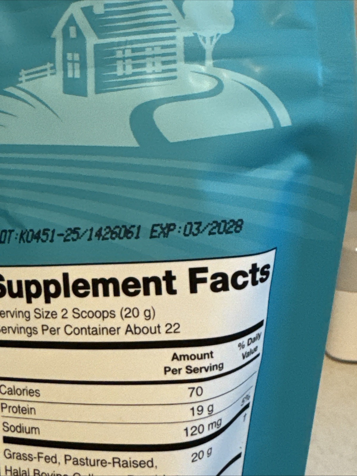 vivanaturals Hydrolyzed Collagen Peptides Type I & III Unflavored 16oz