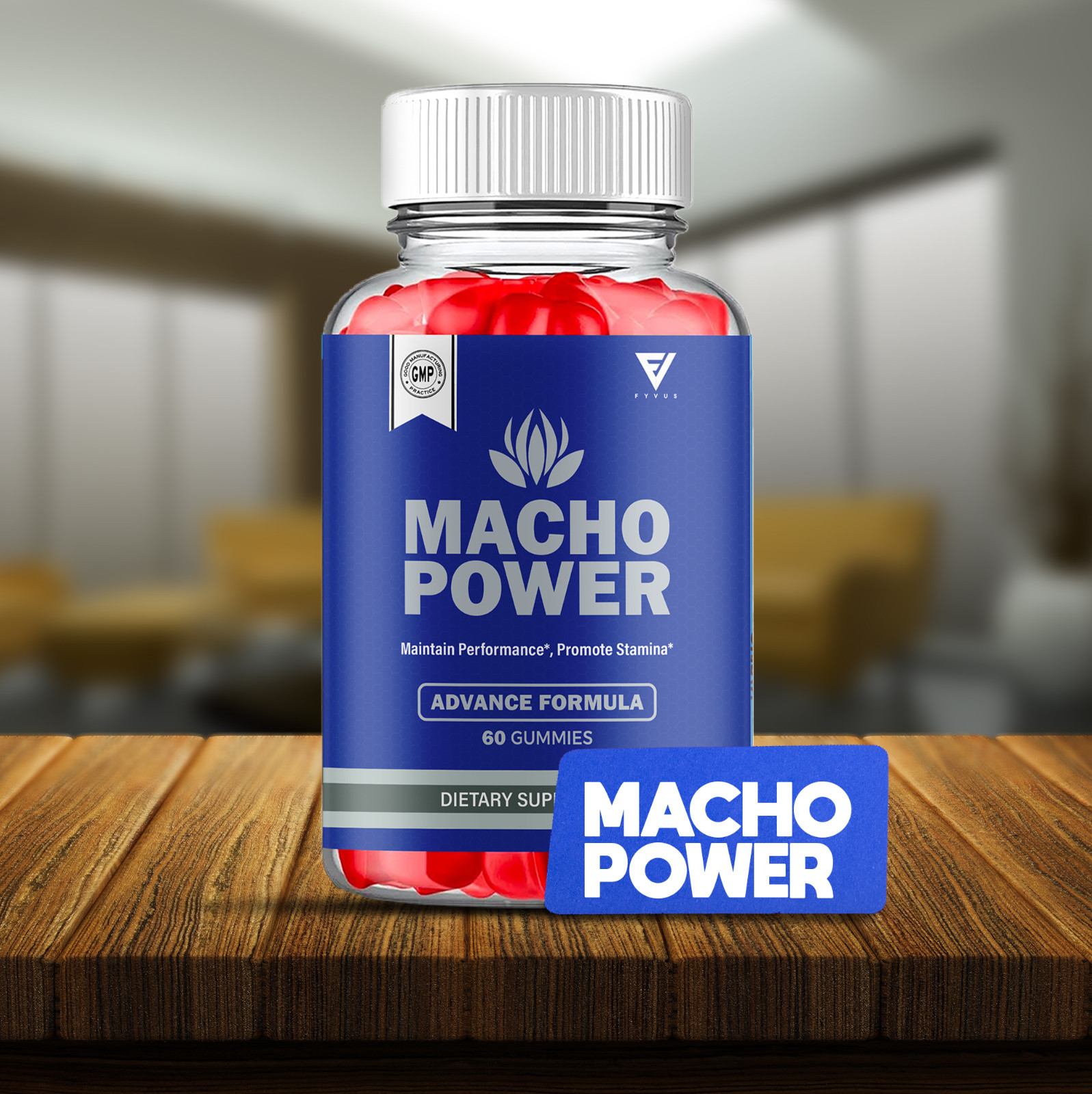 (3 Pack) Macho Power Gummies, MachoPower Maximum Performance (180 Gummies)