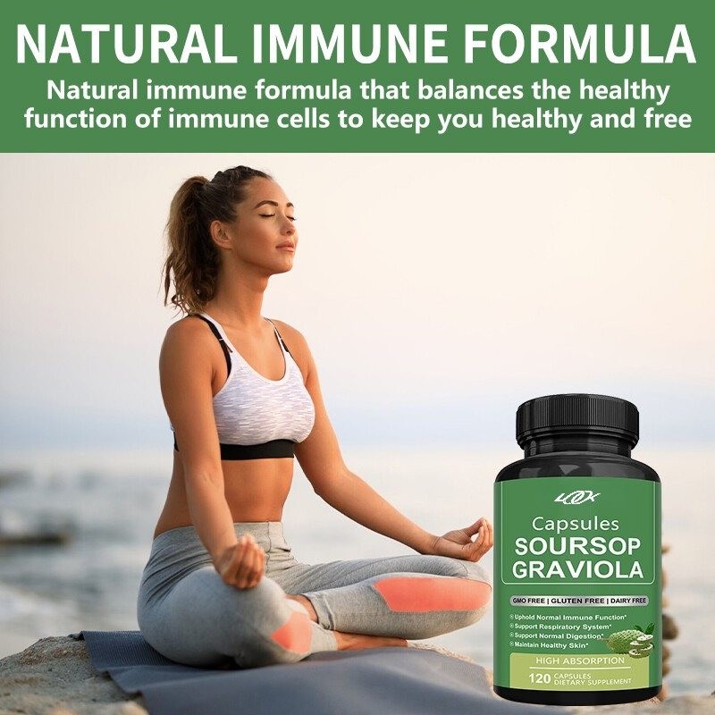 Graviola Extract 1950 Mg Guanabana Annona Antioxidant Supplements