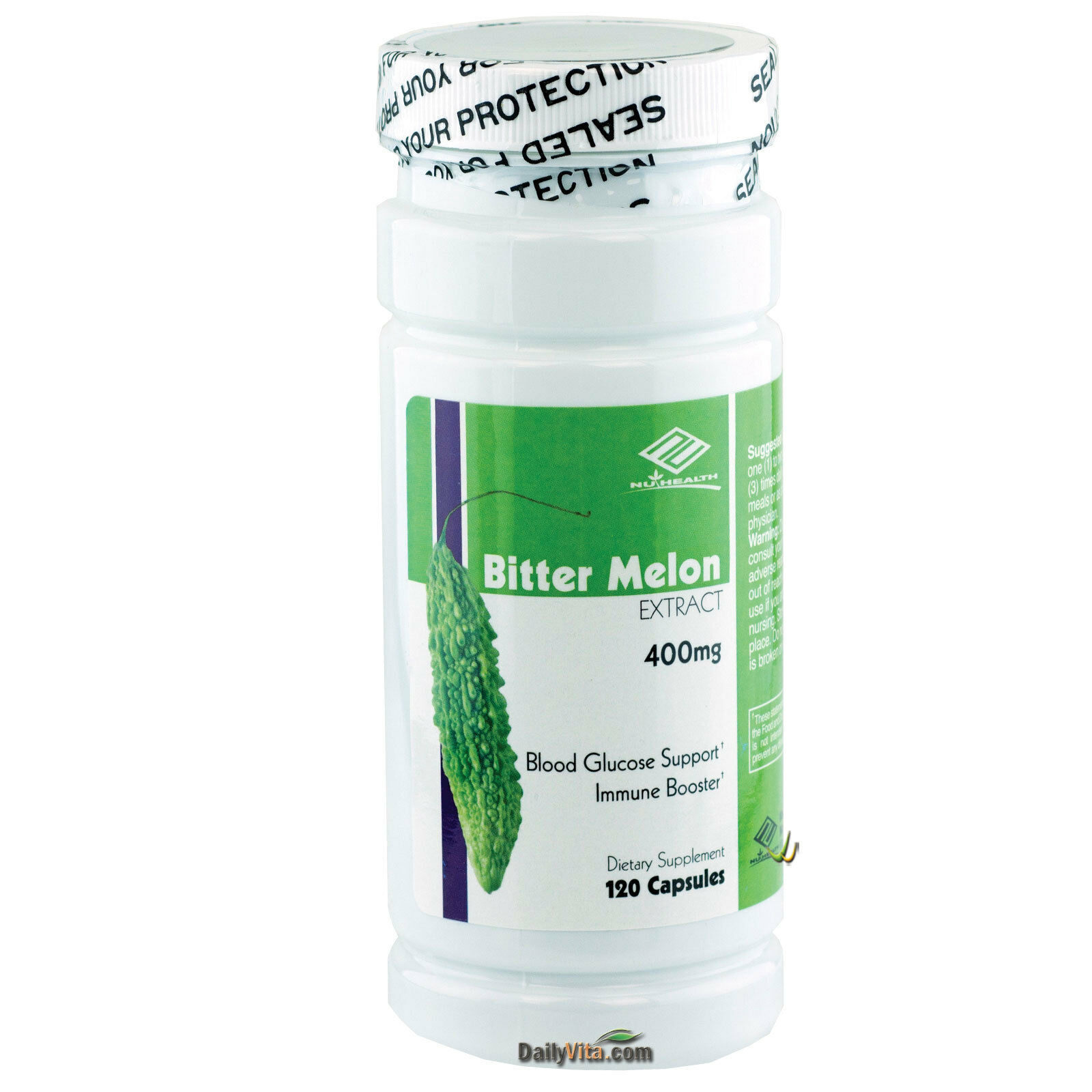 3 x Bitter Melon Extract 400 mg 120 Caps Blood Gluscose Support