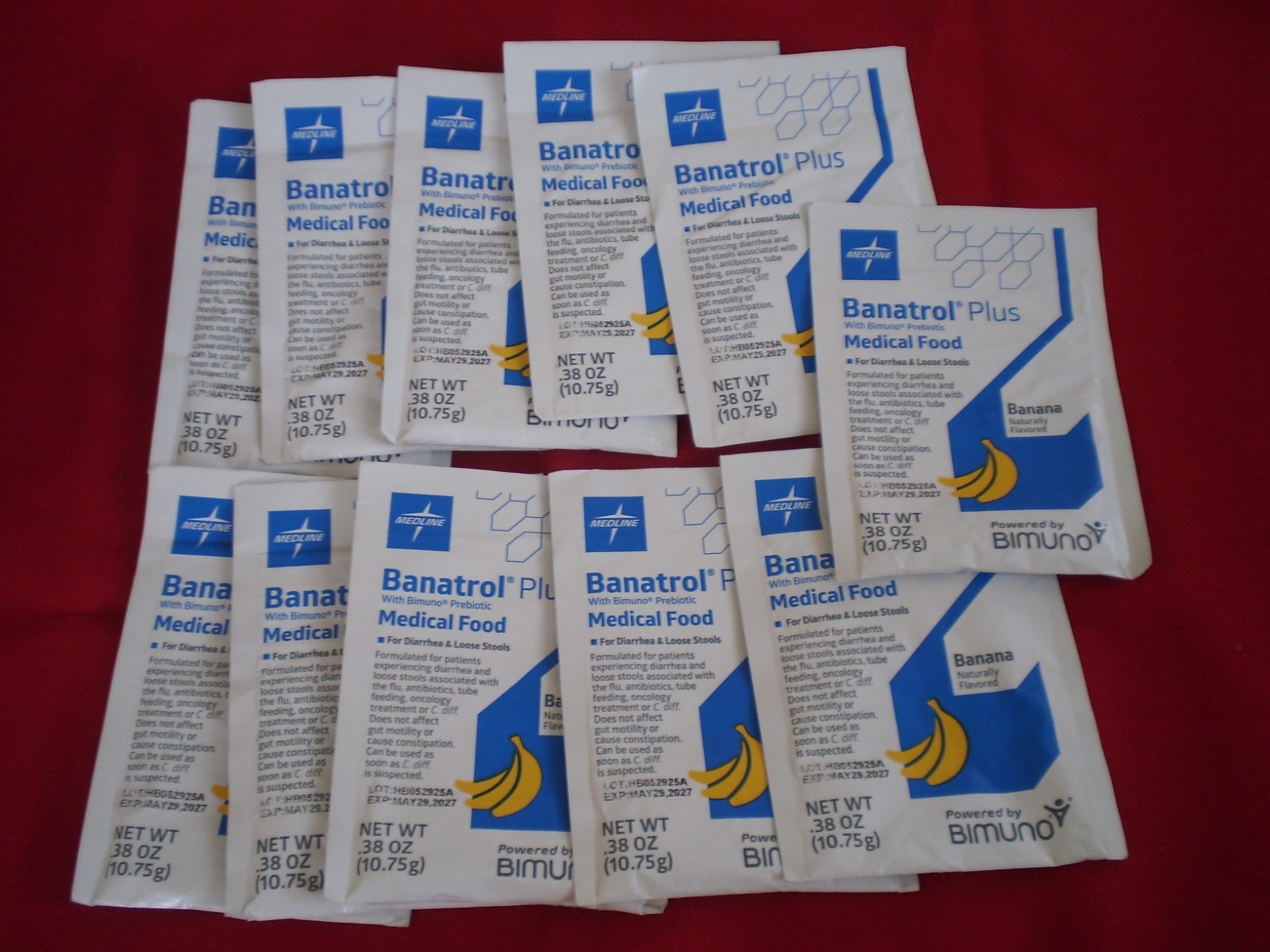 Banatrol Plus Oral Supplement Fiber Banana Flavor Powder 10.75 Gram 11 Packets