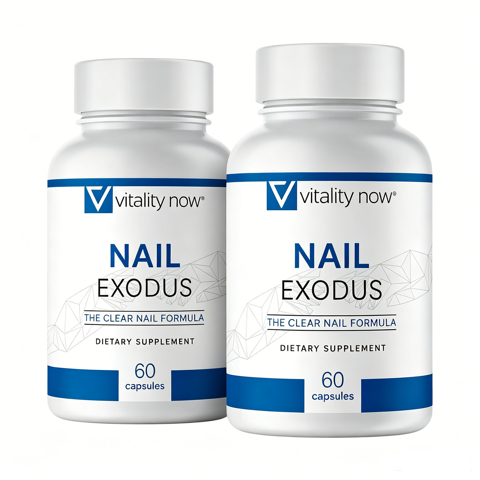 2X Nail Exodus Extreme Probiotic Supplement Support For Nail Health 120 Capsules