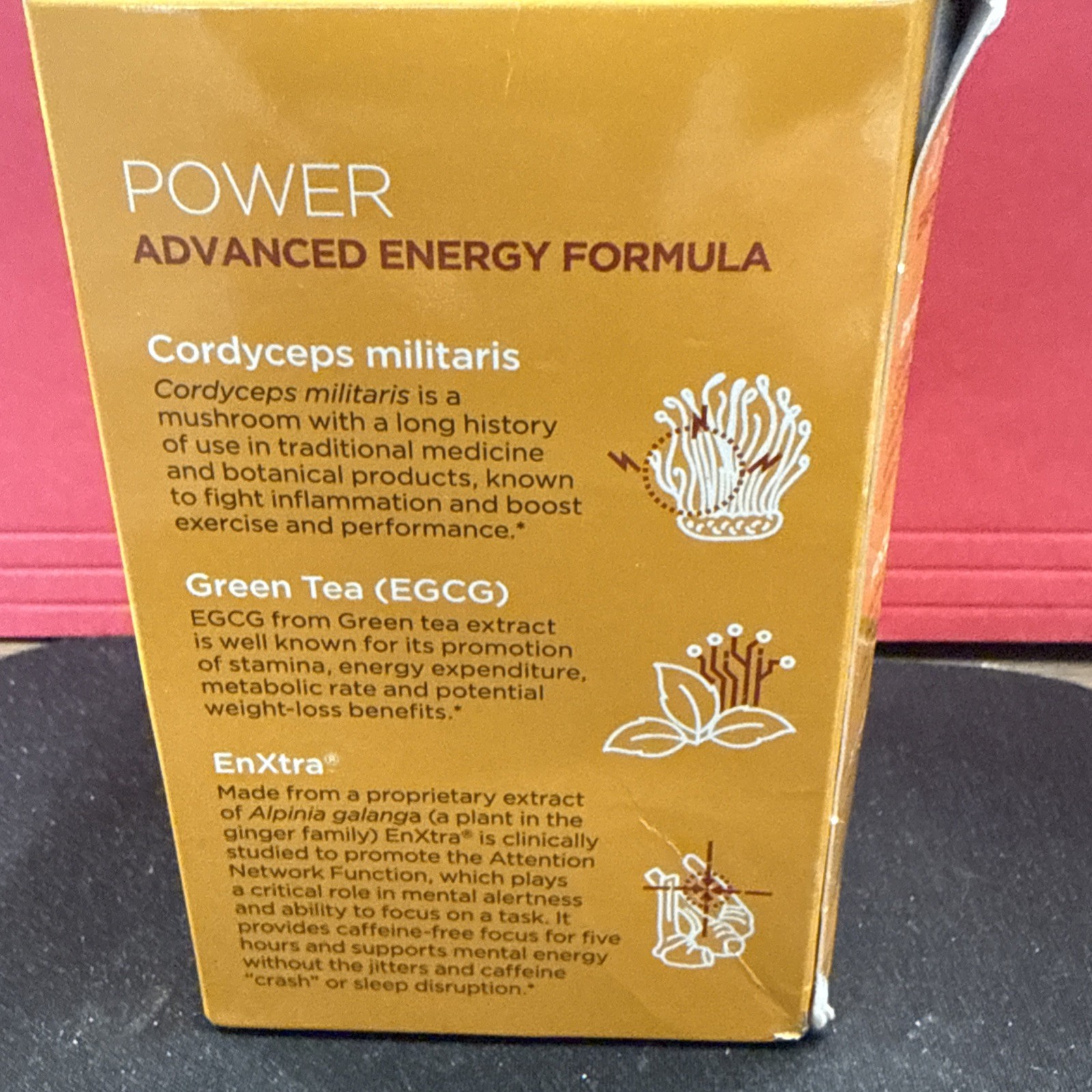 Power Energy & stamina Platinum Mushroom 60 Capsules 30 Servings