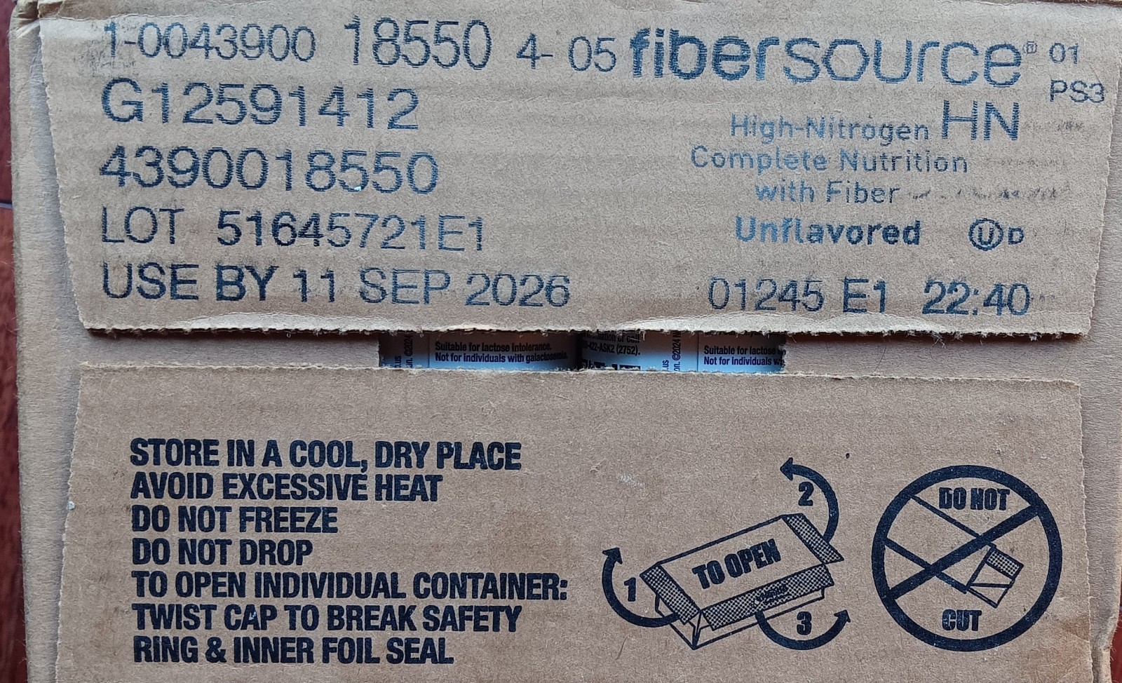 Nestle Health Science Fiber Source HN High nitrogen Complete Nutrition 46-8.45oz