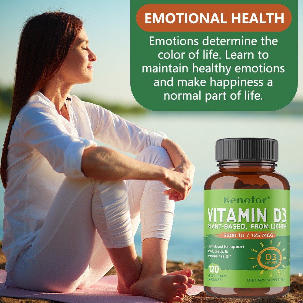 Vitamin D3 Capsules – Promotes strong bones, mood support, immune health