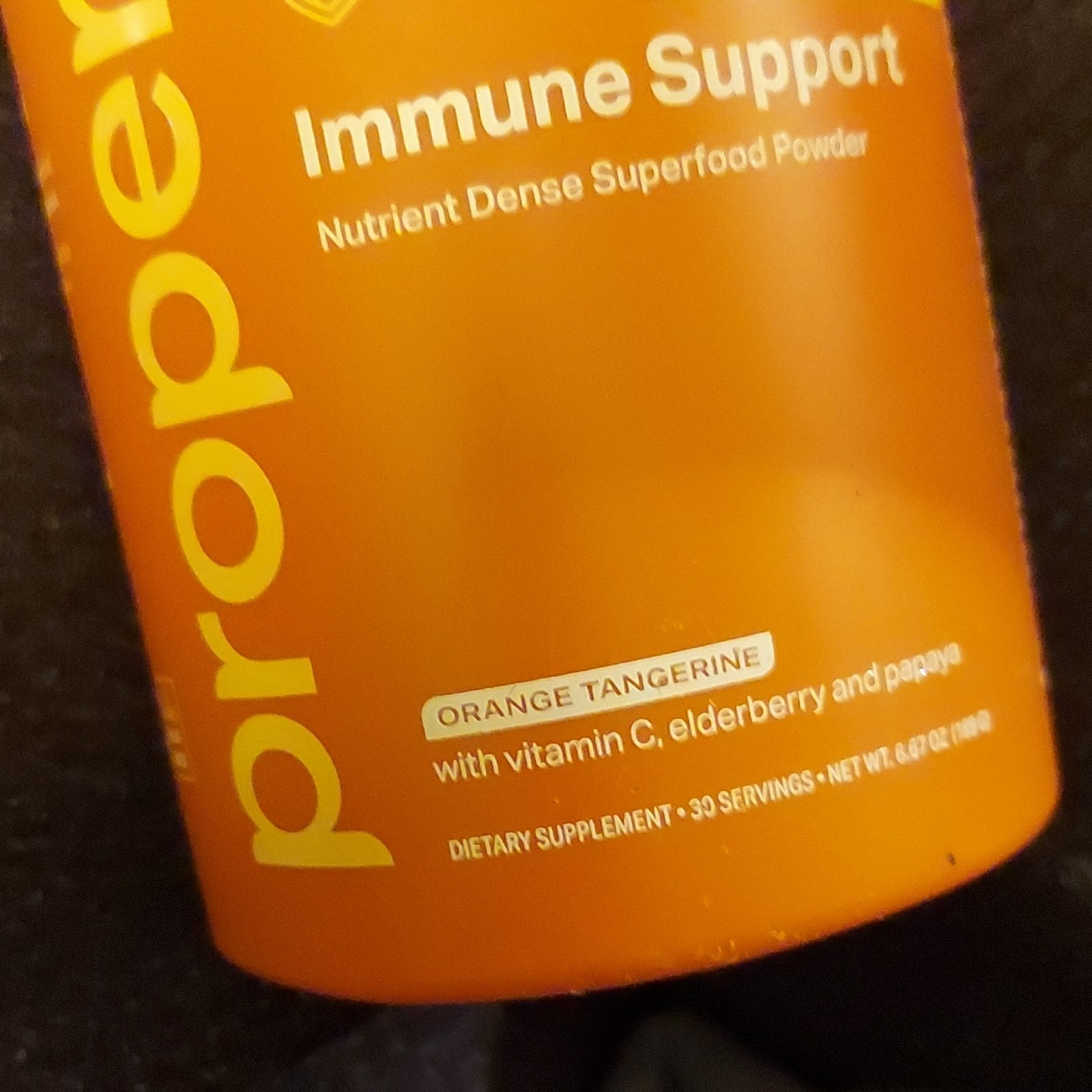 Proper Immune Support Superfood Powder Orange Tangerine 6.67oz