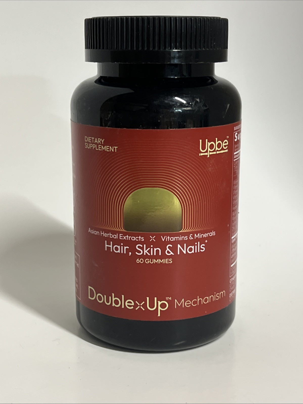 Upbe DoublexUp Hair Skin Nails Gummies 60 Count Dietary Supplement EXP 05/27