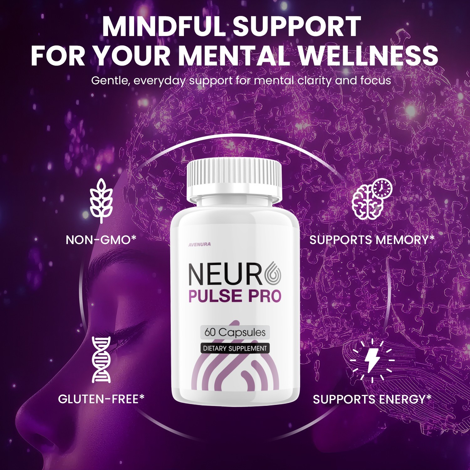(1 Pack) Neuro Pulse Pro Capsule – NeuroPulse Advanced Formula for Brain Support
