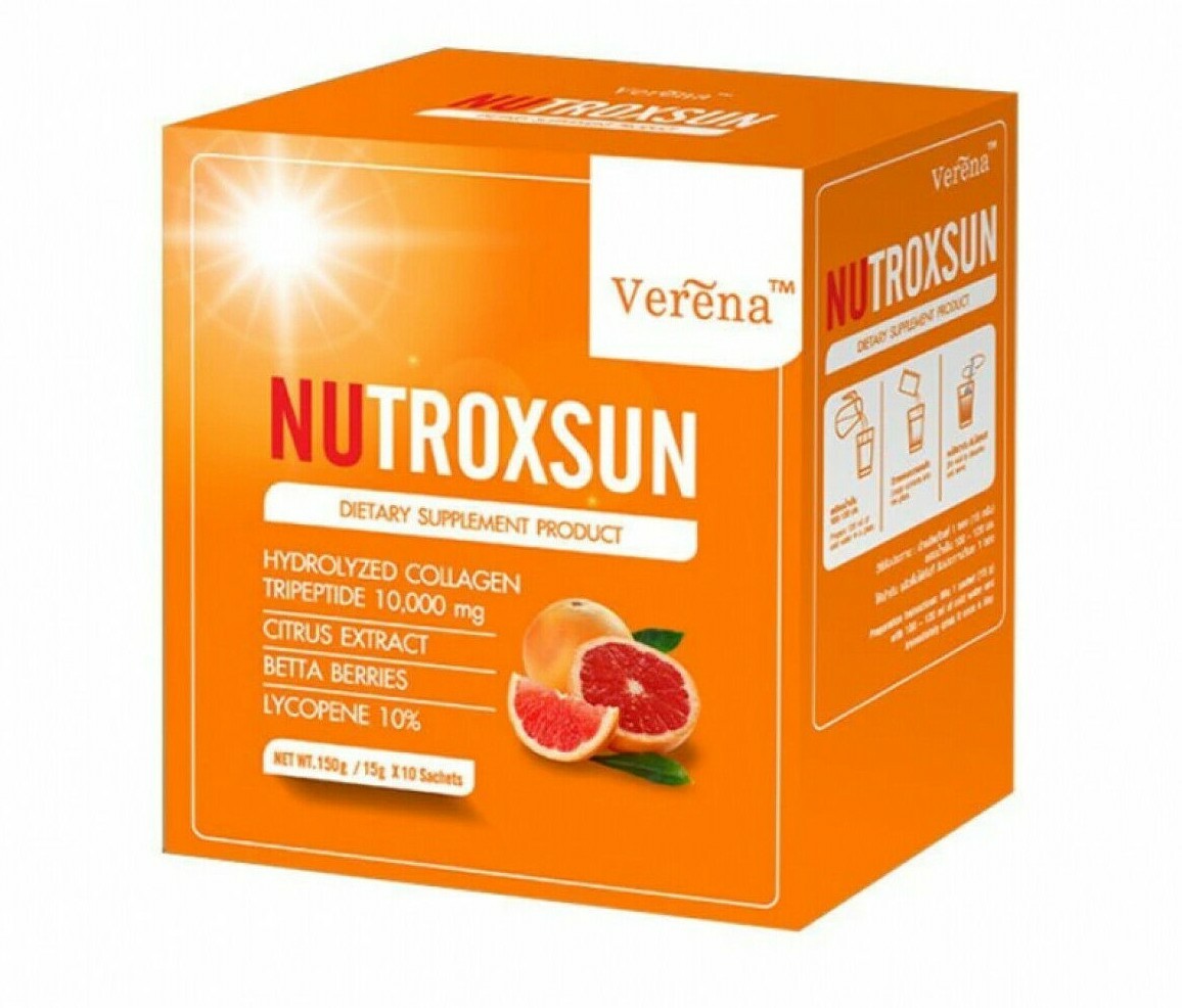 3X Verena Nutroxsun Collagen Tripeptide 10,000mg Drinks Healthy Beauty Skin 150g