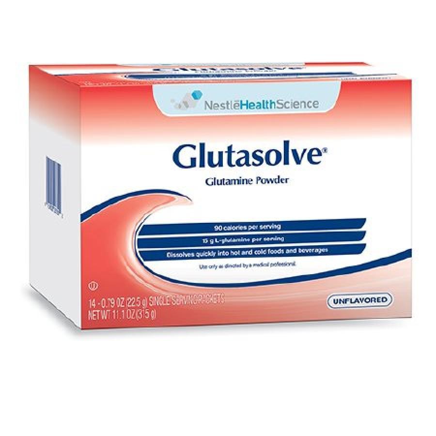 Glutasolve Glutamine Powder 22.5 G Individual Packet Powder Ages +3 90 Calories