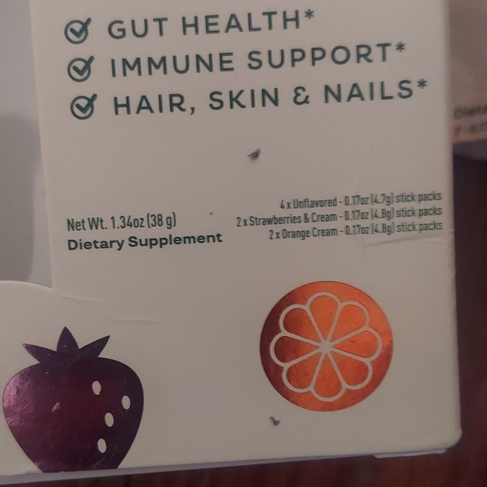 Bloom Colostrum & Collagen Peptides Gut Health Starter Kit 8ct 3 Flavor& 2 pack