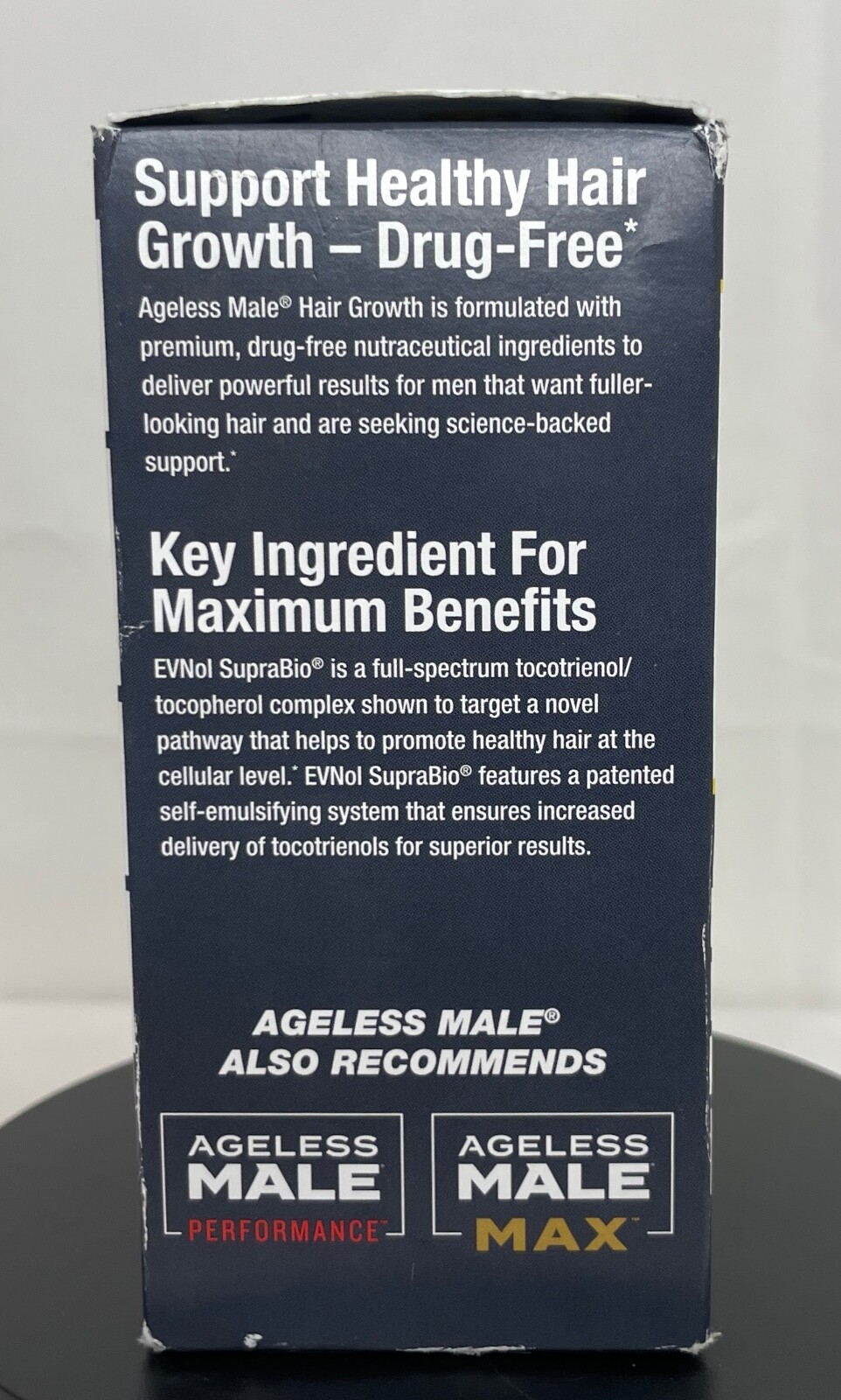 AGELESS MALE INCREASE HAIR GROWTH DIETARY SUPPLEMENT 42 SOFTGELS.