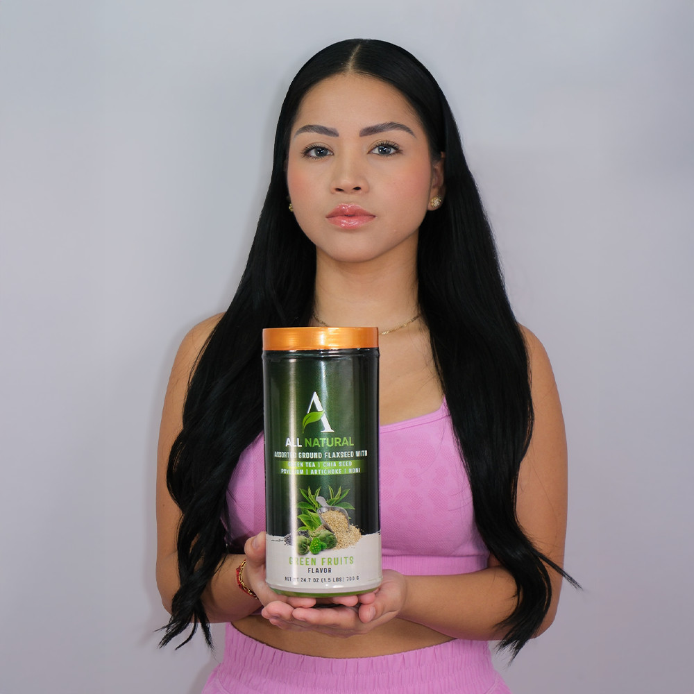 ALLNATURAL Fiber Supplement Flaxseed Psyllium Artichoke Noni Green Tea Chia Seed