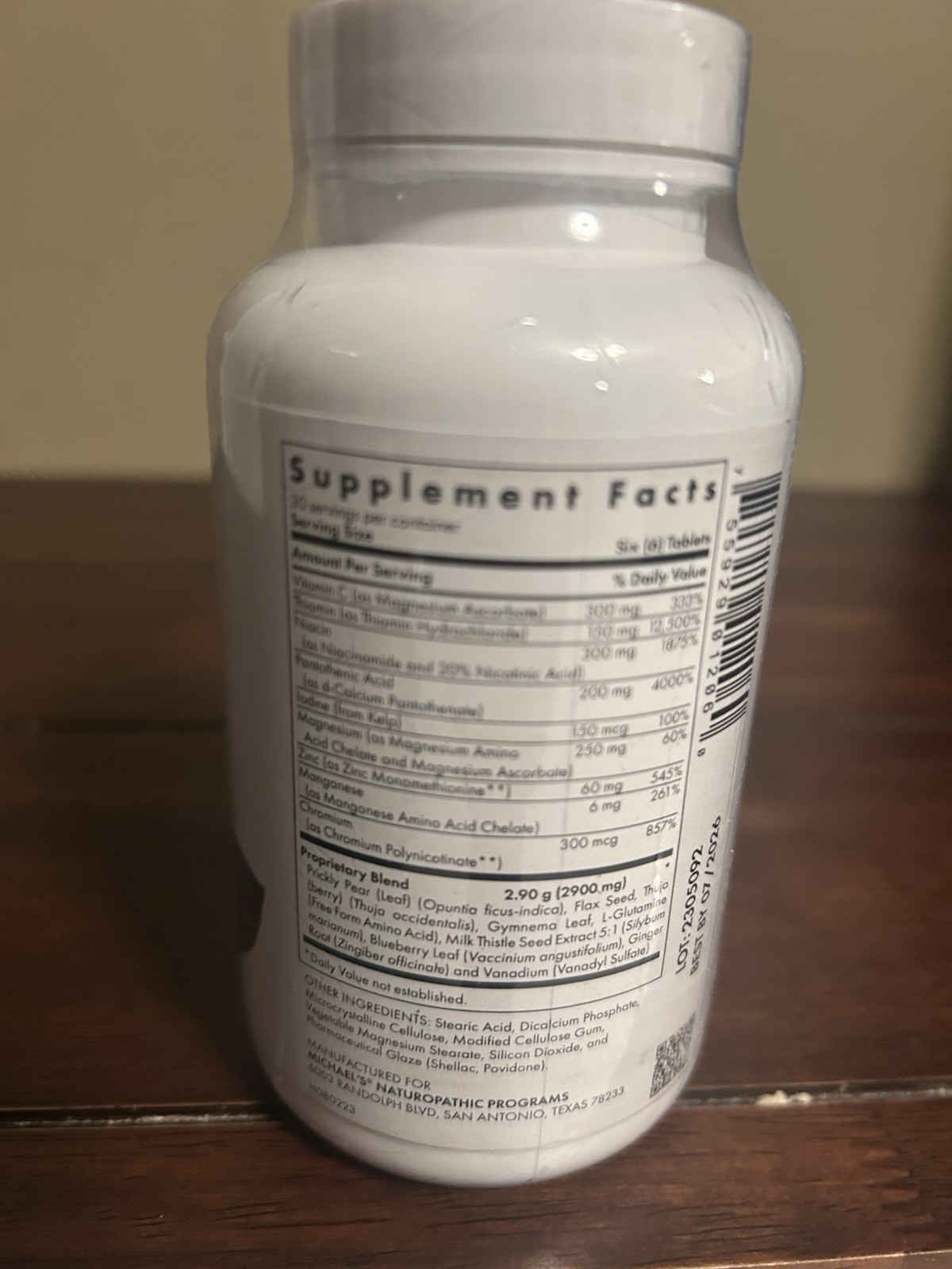 NH Michael’s Health Naturopathic Sugar Metabolism Factors 180 Vege Tablets