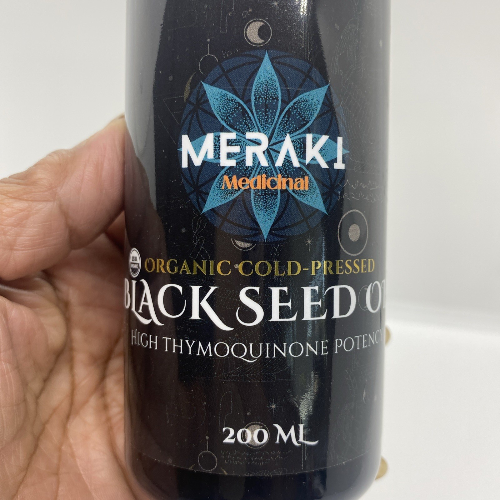 Meraki Organic Cold-Pressed Liquid Black Seed Oil – 200 ML NEW