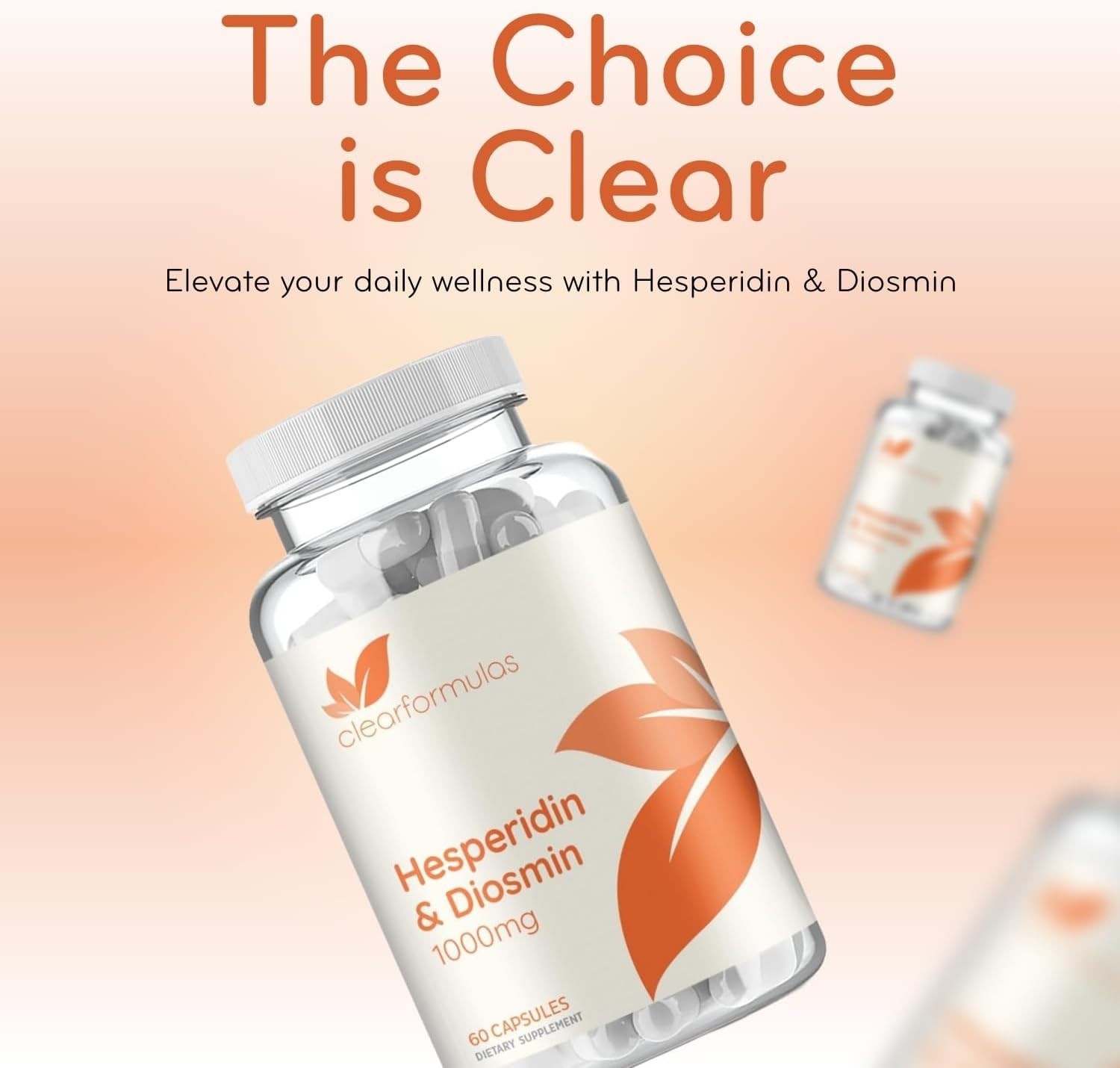 Diosmin Hesperidin ~ 1000mg ~ Circulation and Vein Support Supplement