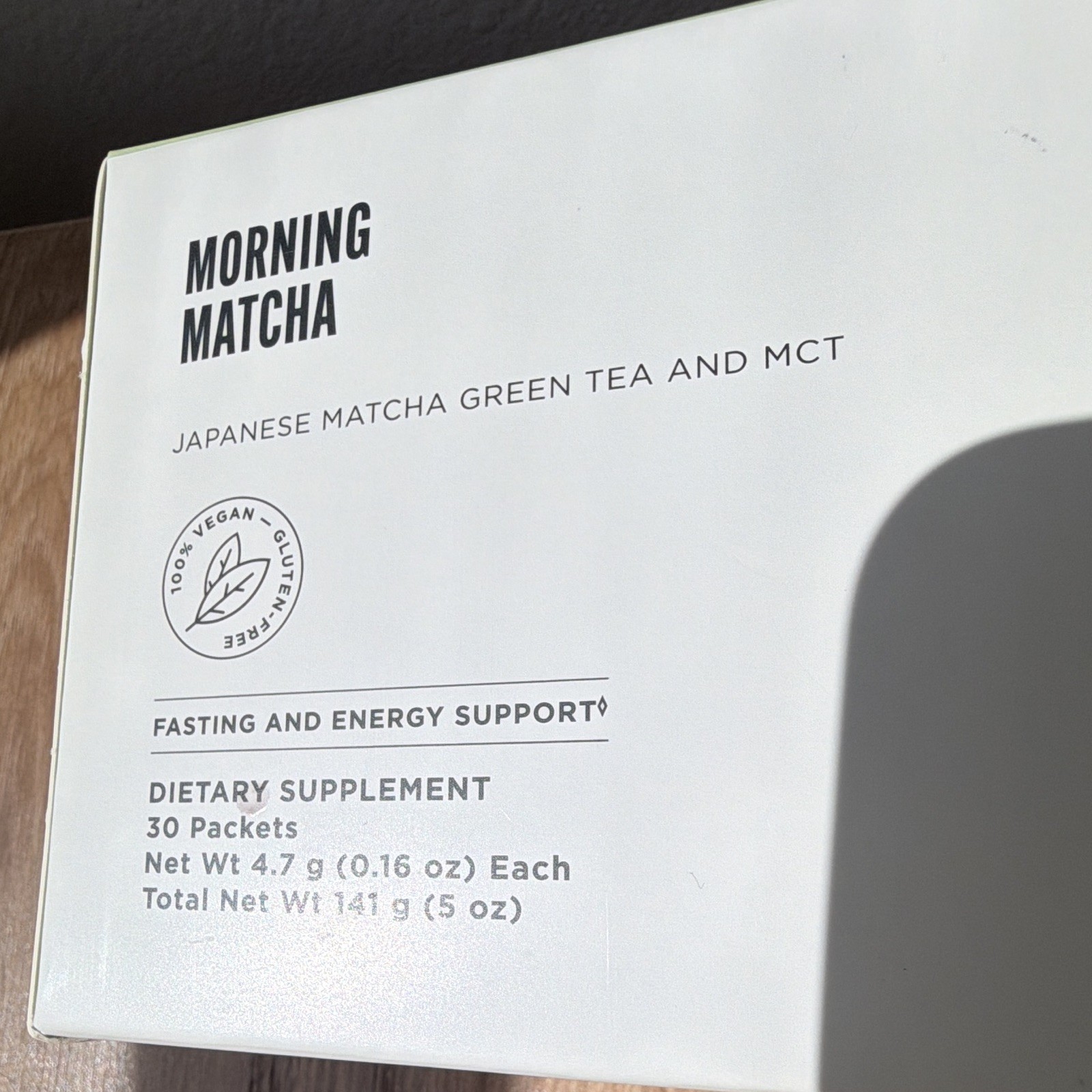 Arbonne Morning Matcha Green Tea + MCT Vegan Gluten Free Non-GMO 30 Packets