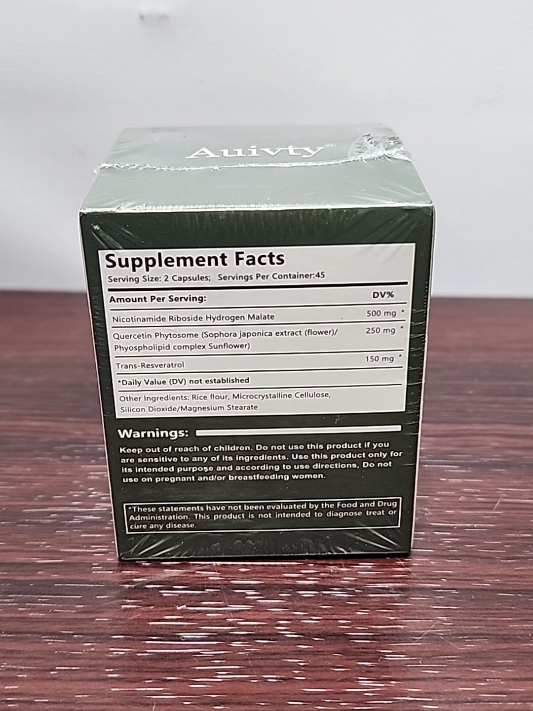 Auivty NAD+ Nicotinamide Riboside 900mg 90 Capsules