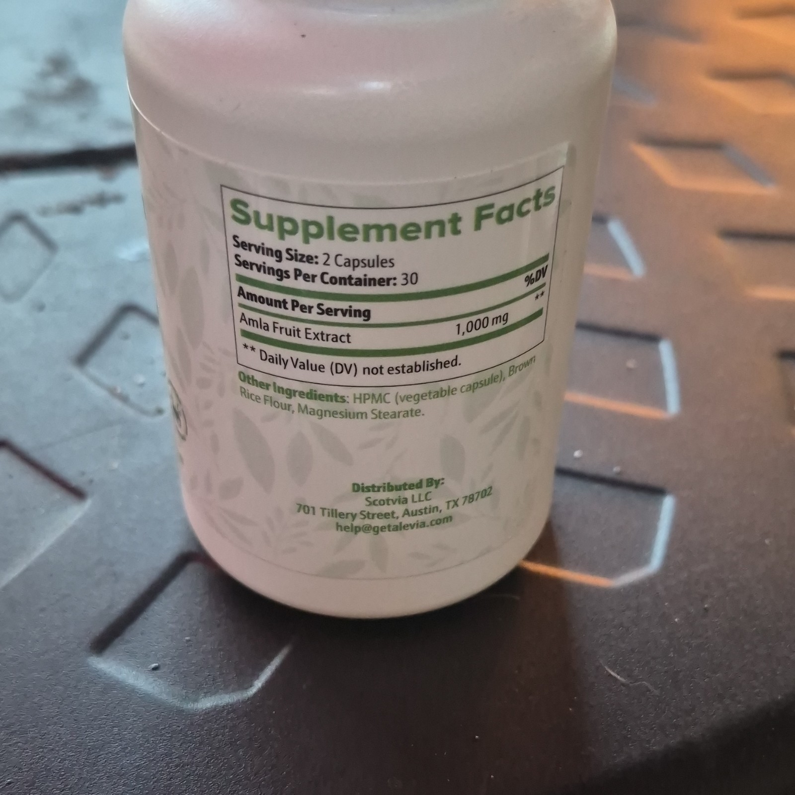 Alevia Amla Superfruit Extract Capsules High Potency 1,000 mg – 60 Count