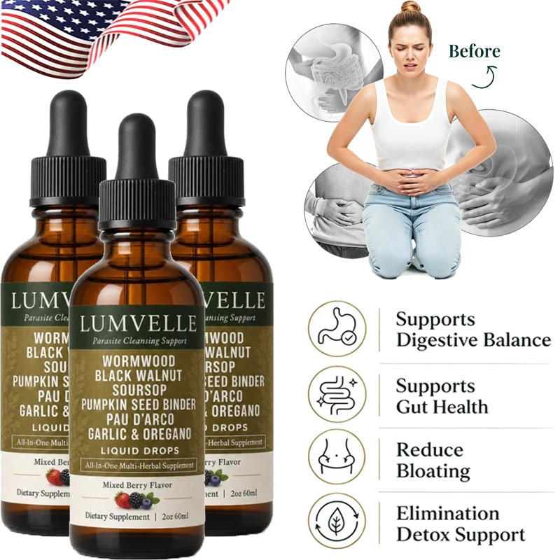 LUMVELLE Wild Harvested Wormwood Herbal Liquid Botanical Supplement Drops HOT
