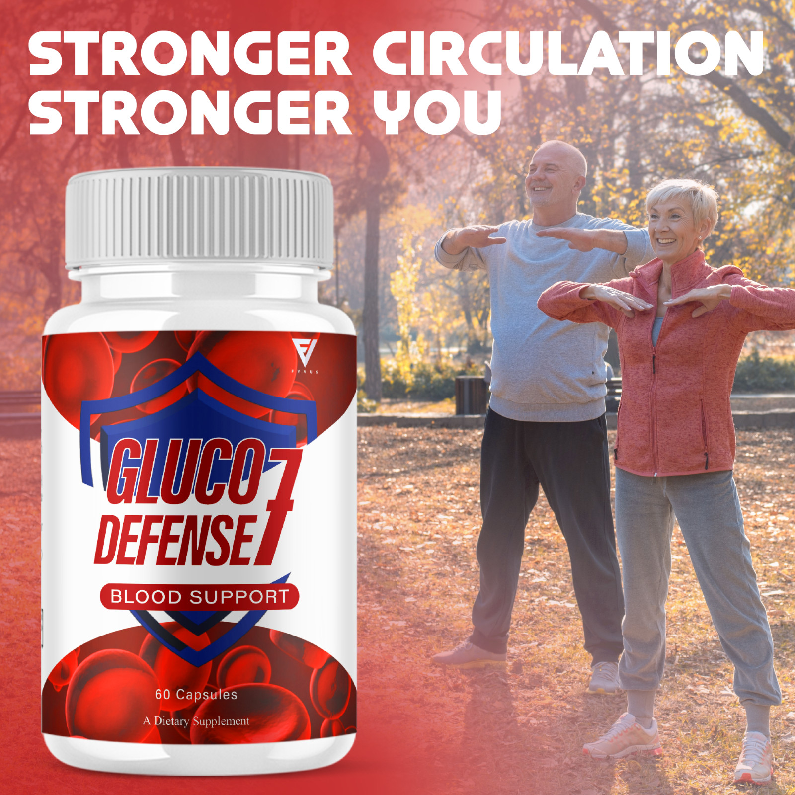 (2 Pack) Gluco Defense 7 Capsules, GlucoDefense7 Daily Formula (120 Capsules)