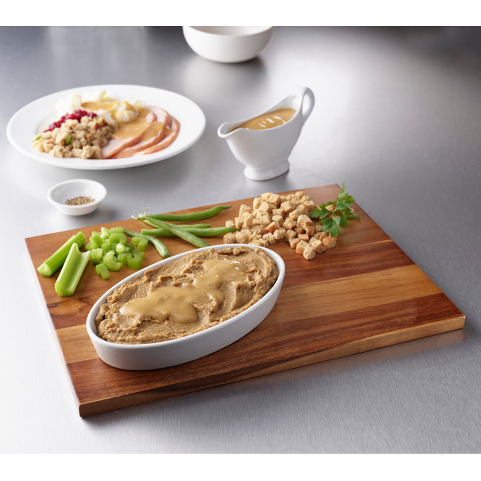 Thick & Easy 60749 Purees Microwave Meal Roasted Turkey Dinner 7 oz 7 Ct