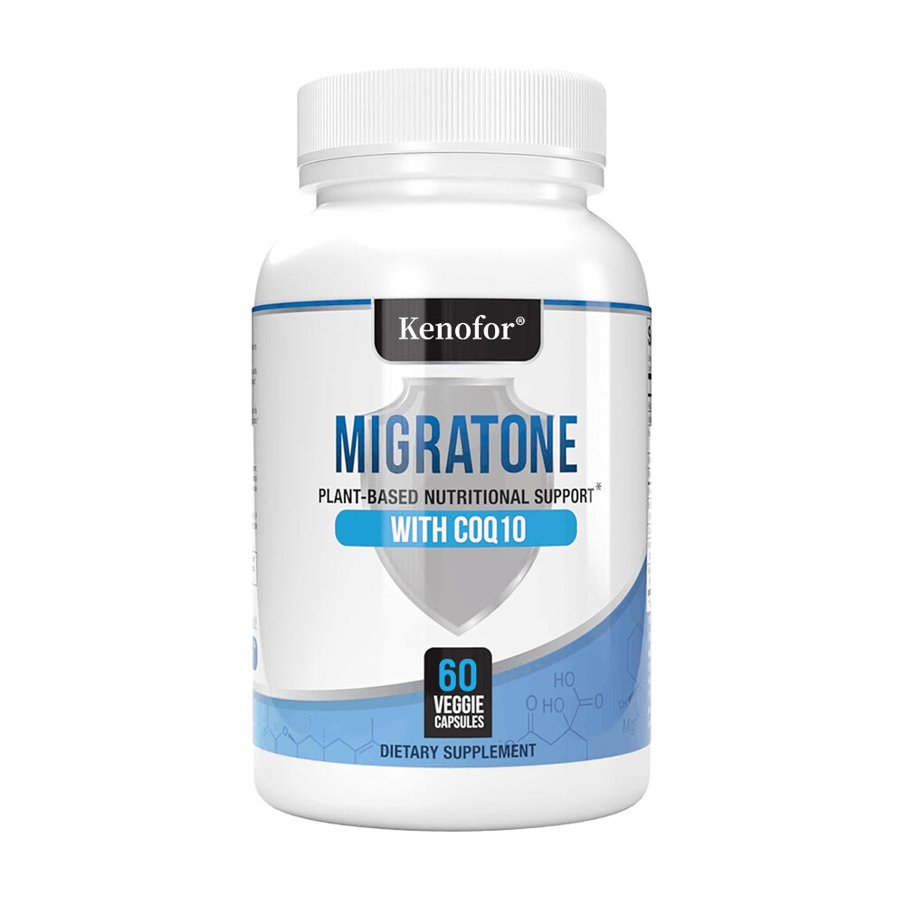 Migratone – with CoQ10, Supports Brain Function, Headache Relief Supplement