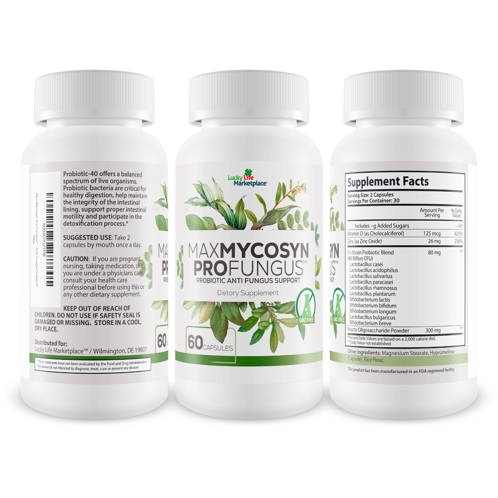 Max Mycosyn Pro Fungus – Probiotic Anti Fungus Support – Nail & Foot Formula