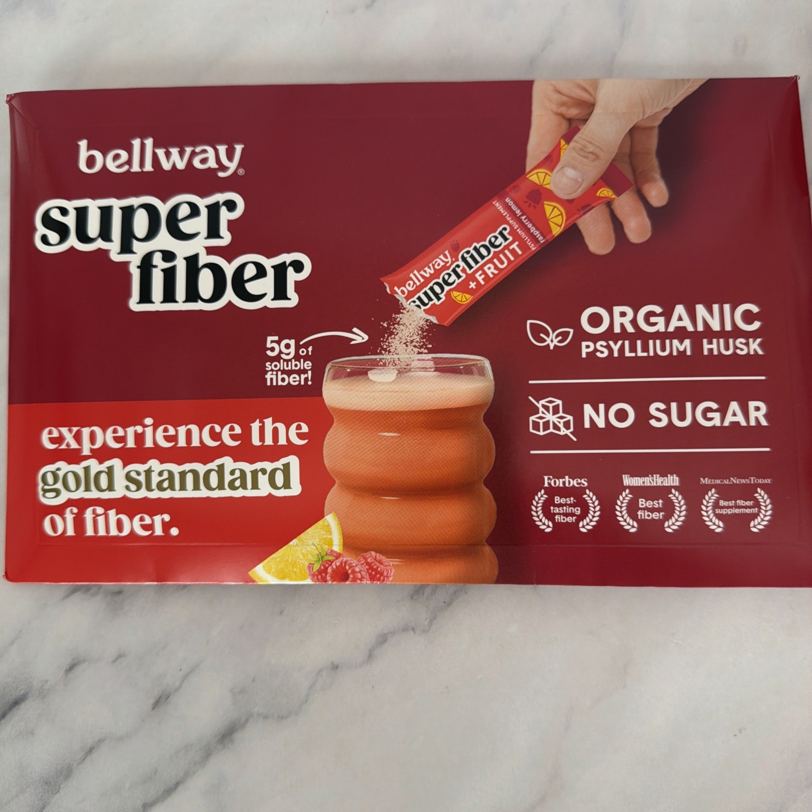 Bellway Super Fiber Sticks Digestive Support Gut Health Regularity Supplement