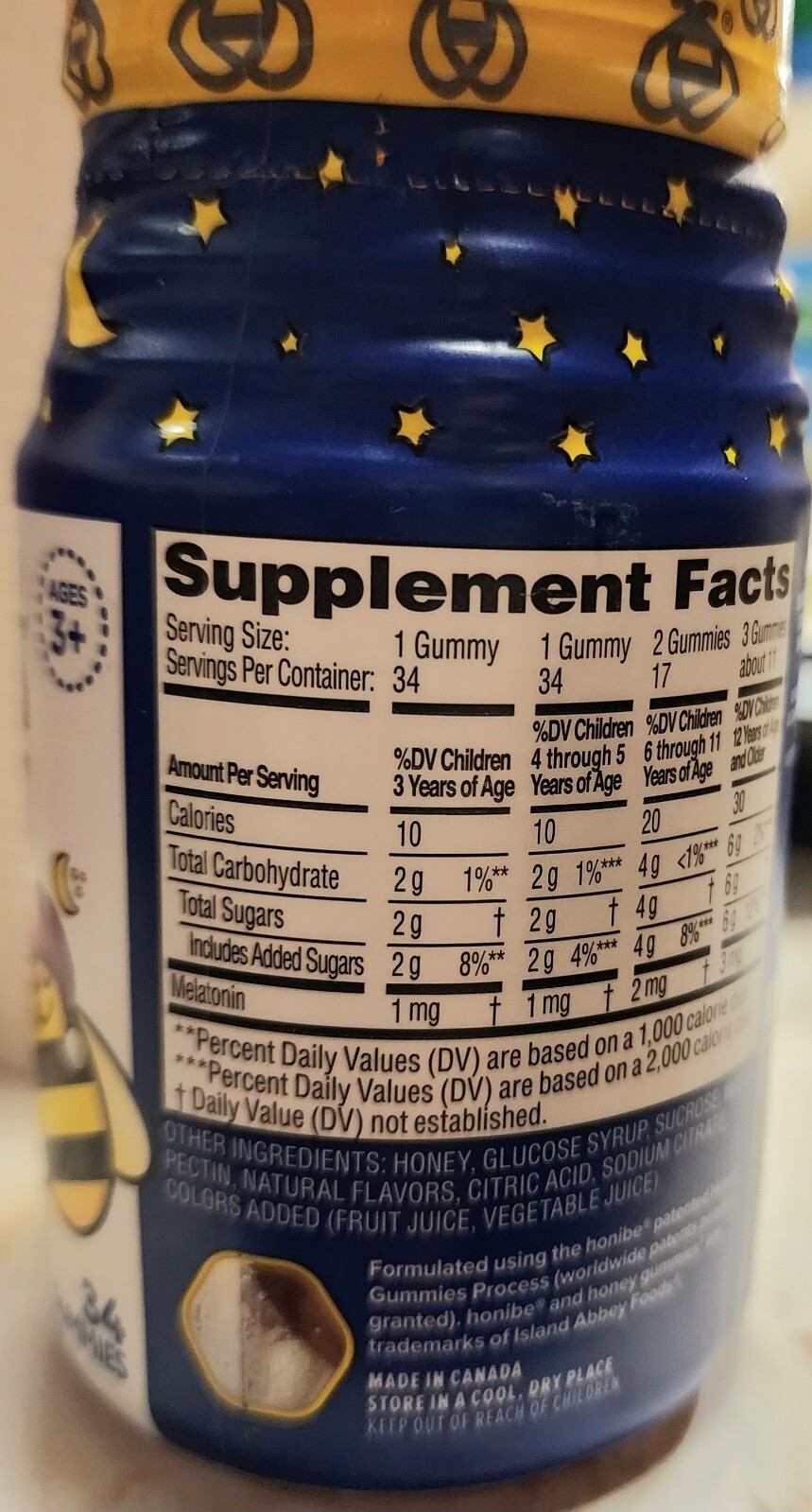 ZARBEE’S NATURAL CHILDREN’S SLEEP WITH MELATONIN 34 BERRY FLAVOR GUMMIES