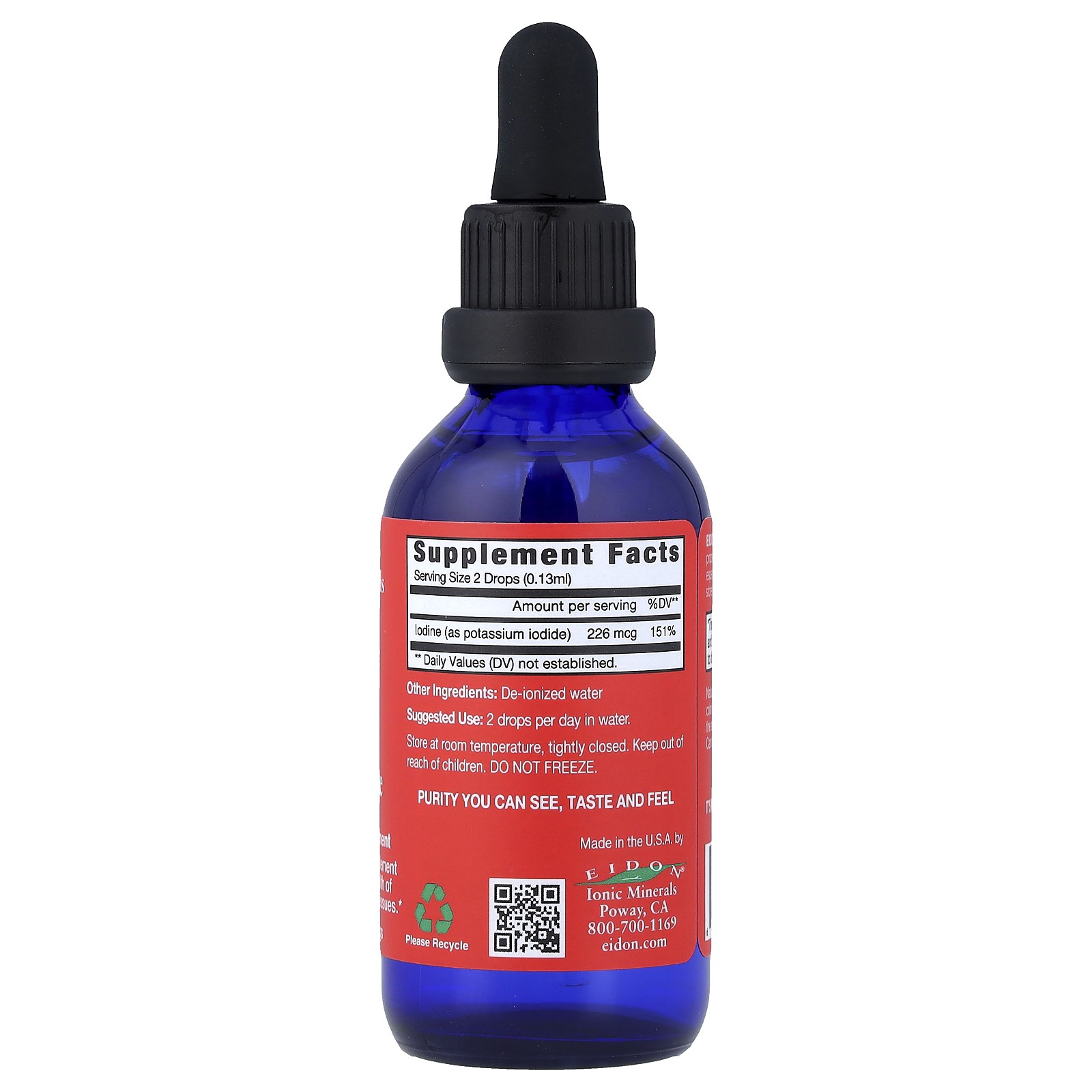 Iodine, Liquid Concentrate, 2 oz (60 ml)