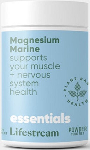Lifestream Magnesium Marine Powder 150g – made in NZ