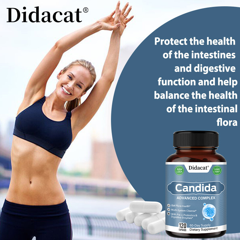 Candida Support Complex – Digestive Enzymes with Probiotics & Oregano Leaf