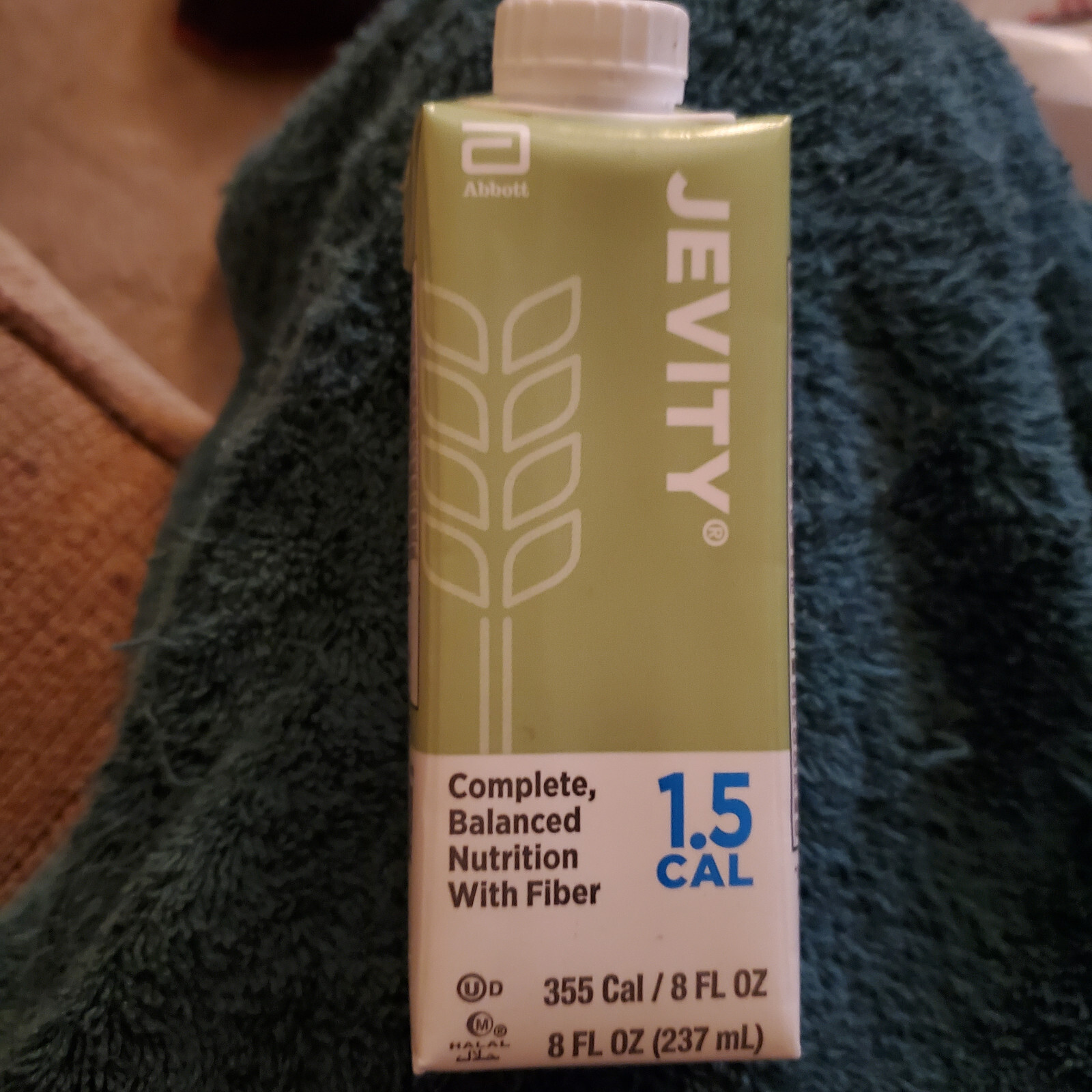 Jevity 1.5 Cal Enteral Feeding Nutrition Formula w/Fiber, 8 Fl Oz (Case of 24)