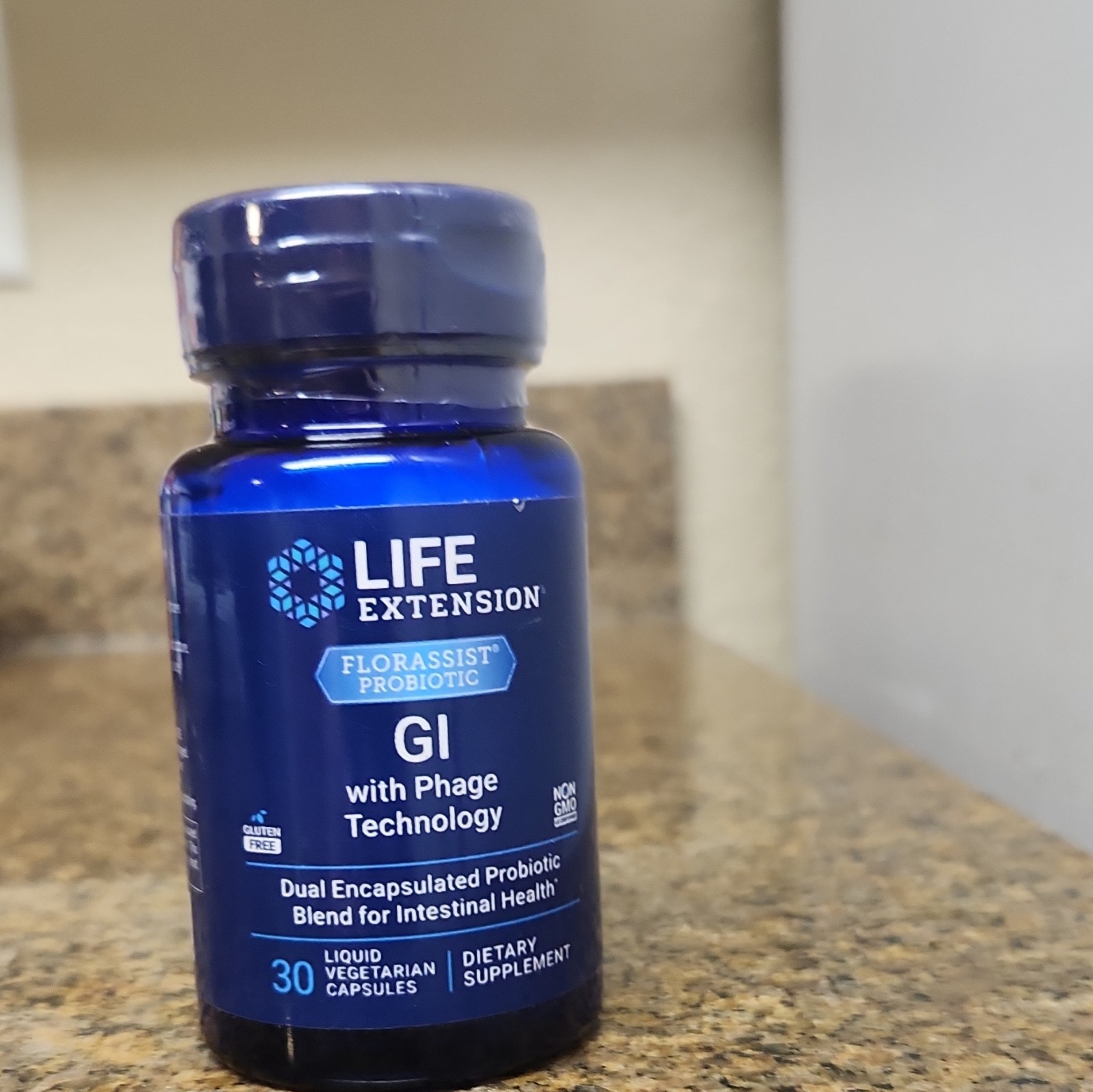 Life Extension Florassist Probiotic GI Phage Technology Gluten-Free Non-GMO 30
