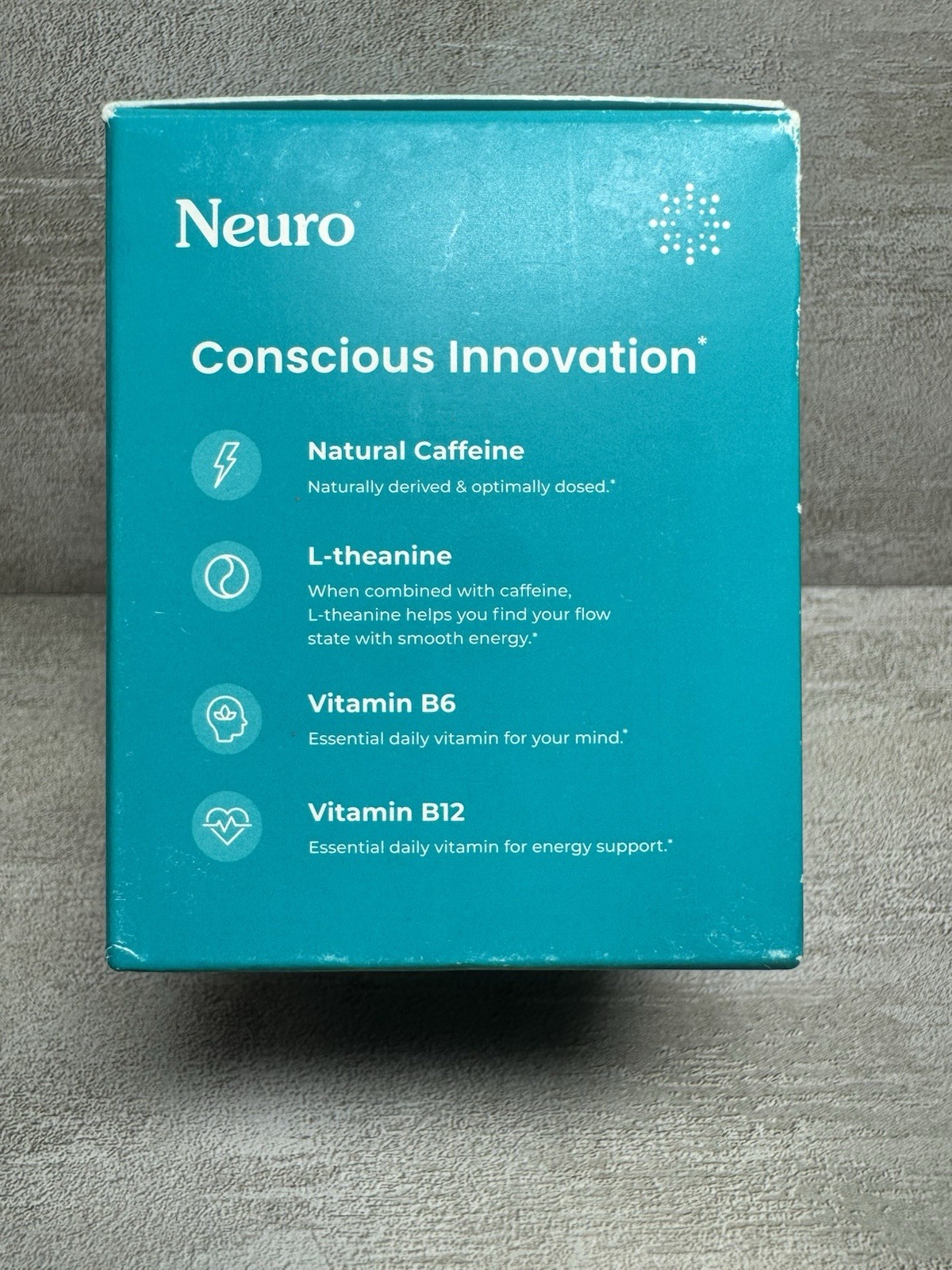 Neuro Energy & Focus Gum Wintergreen 6 Pack Caffeine B6 B12 Exp 12/2026