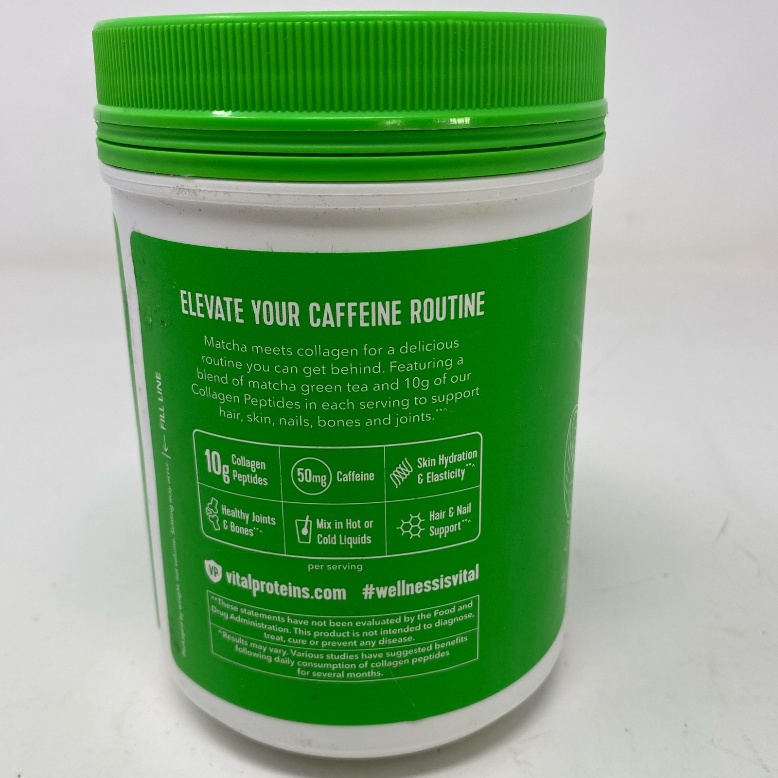 Vital Proteins Matcha Collagen Powder, Original Matcha, 10.5 oz