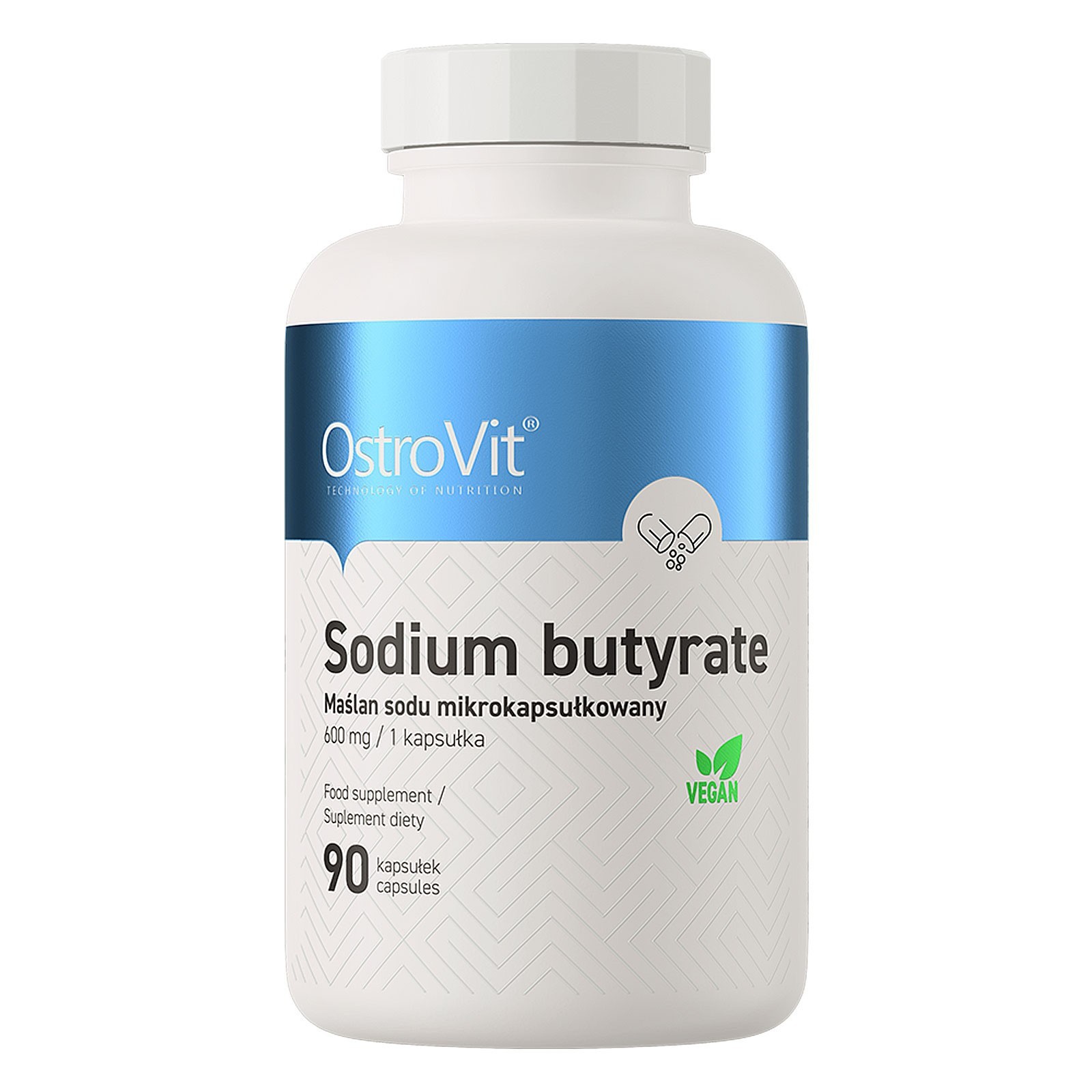 SODIUM BUTYRATE – 90–180 Capsules – VEGAN Eases inflammation supports gut IBS