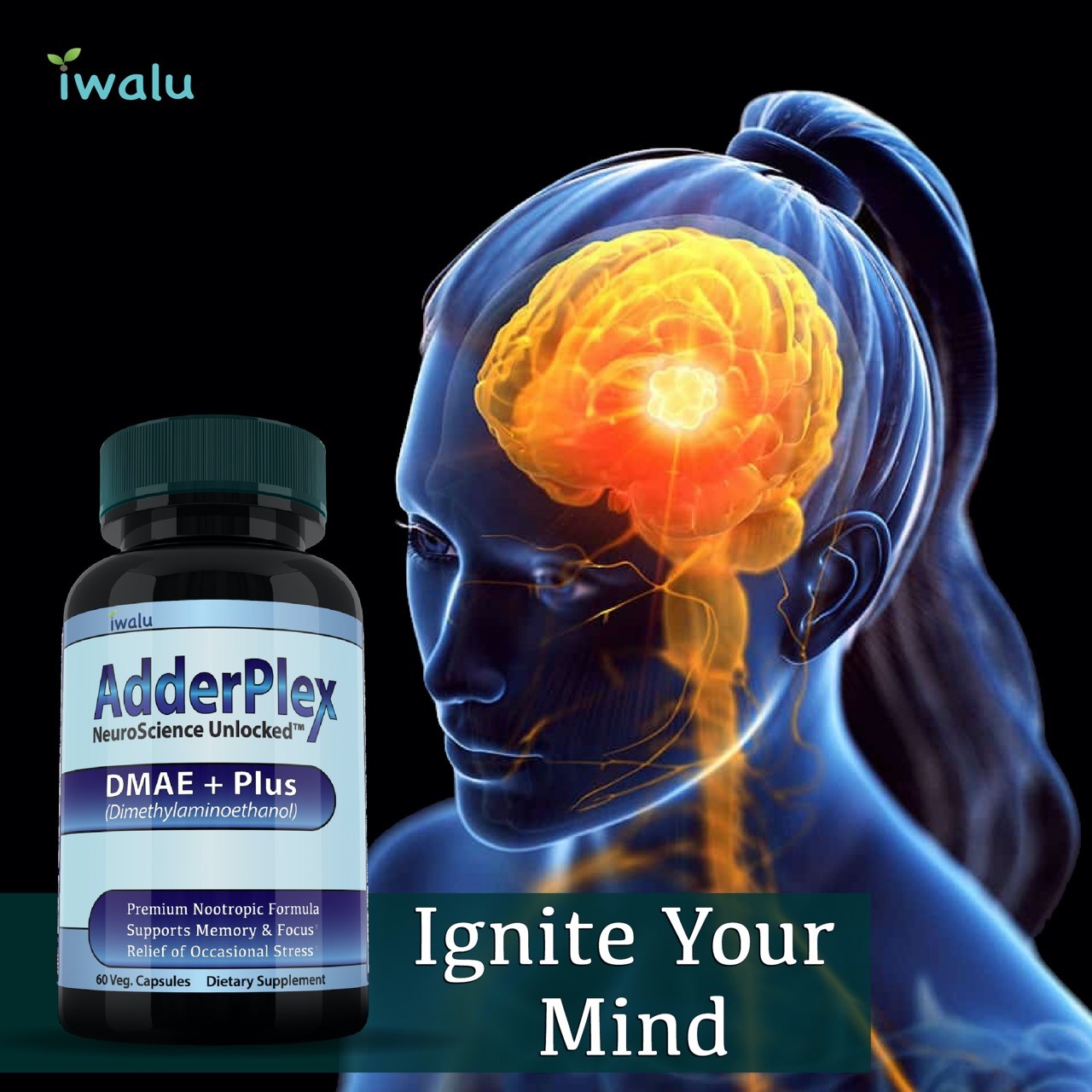 Serotonin and Dopamine Supplements – Nerve Calming Cortisol Reducer & Adaptogens